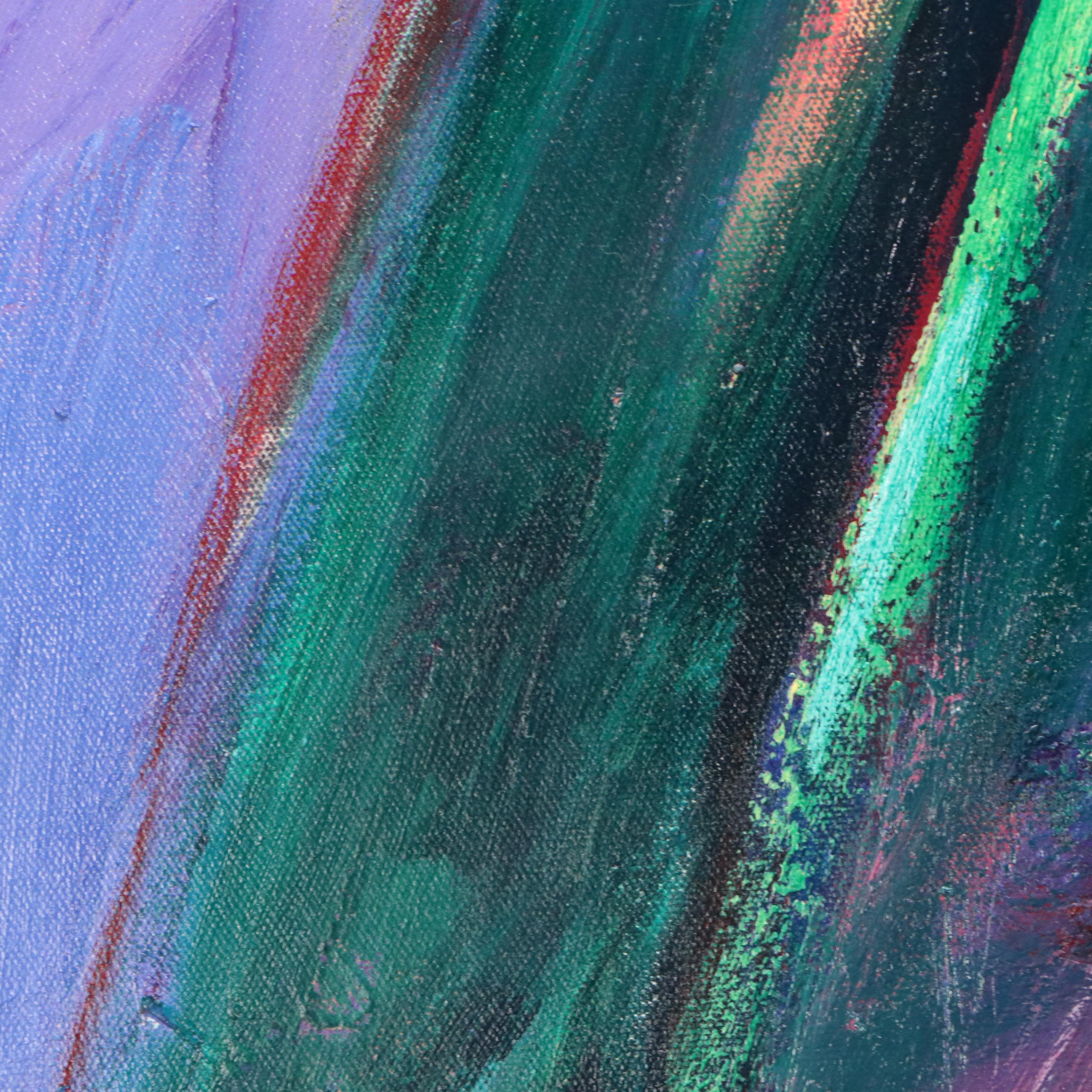 Robert Berkshire Abstract Expressionist Oil Painting