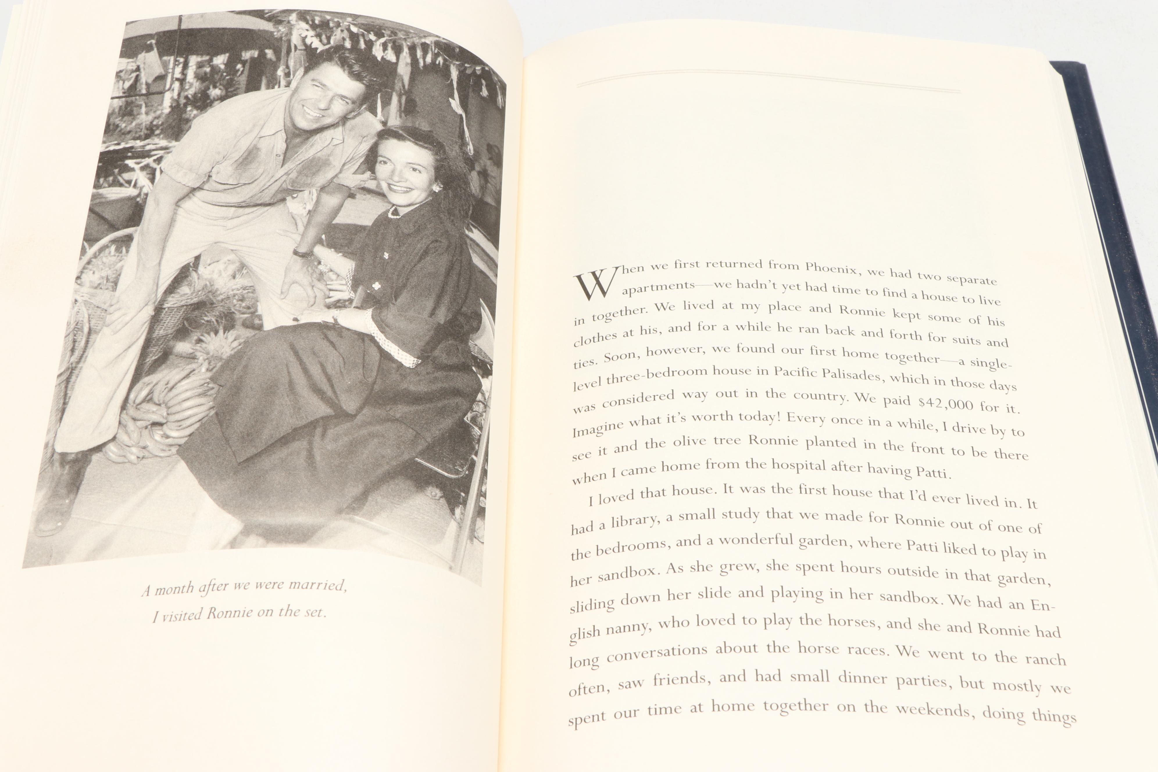 Signed First Edition "I Love You, Ronnie" by Nancy Reagan and More Books