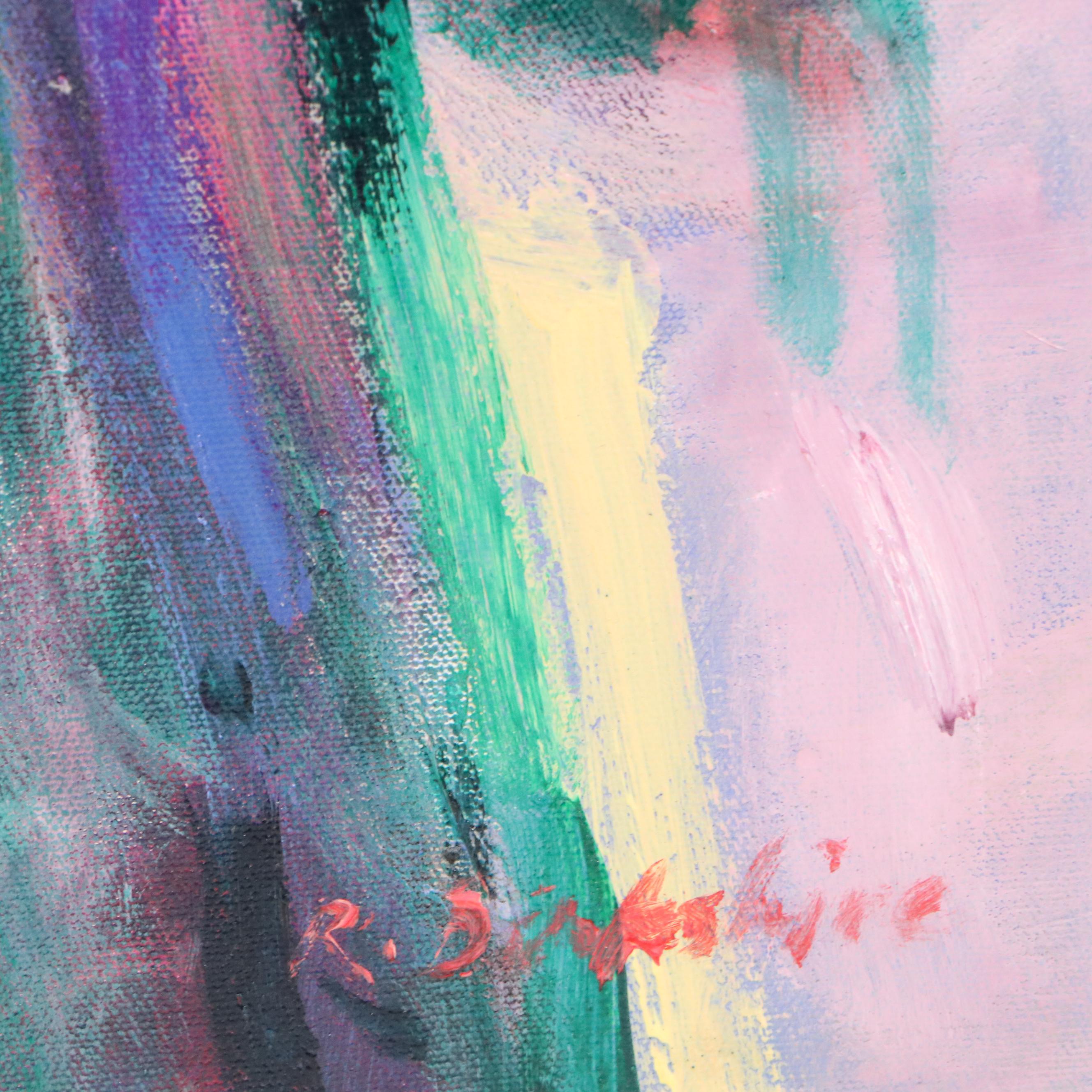 Robert Berkshire Abstract Expressionist Oil Painting