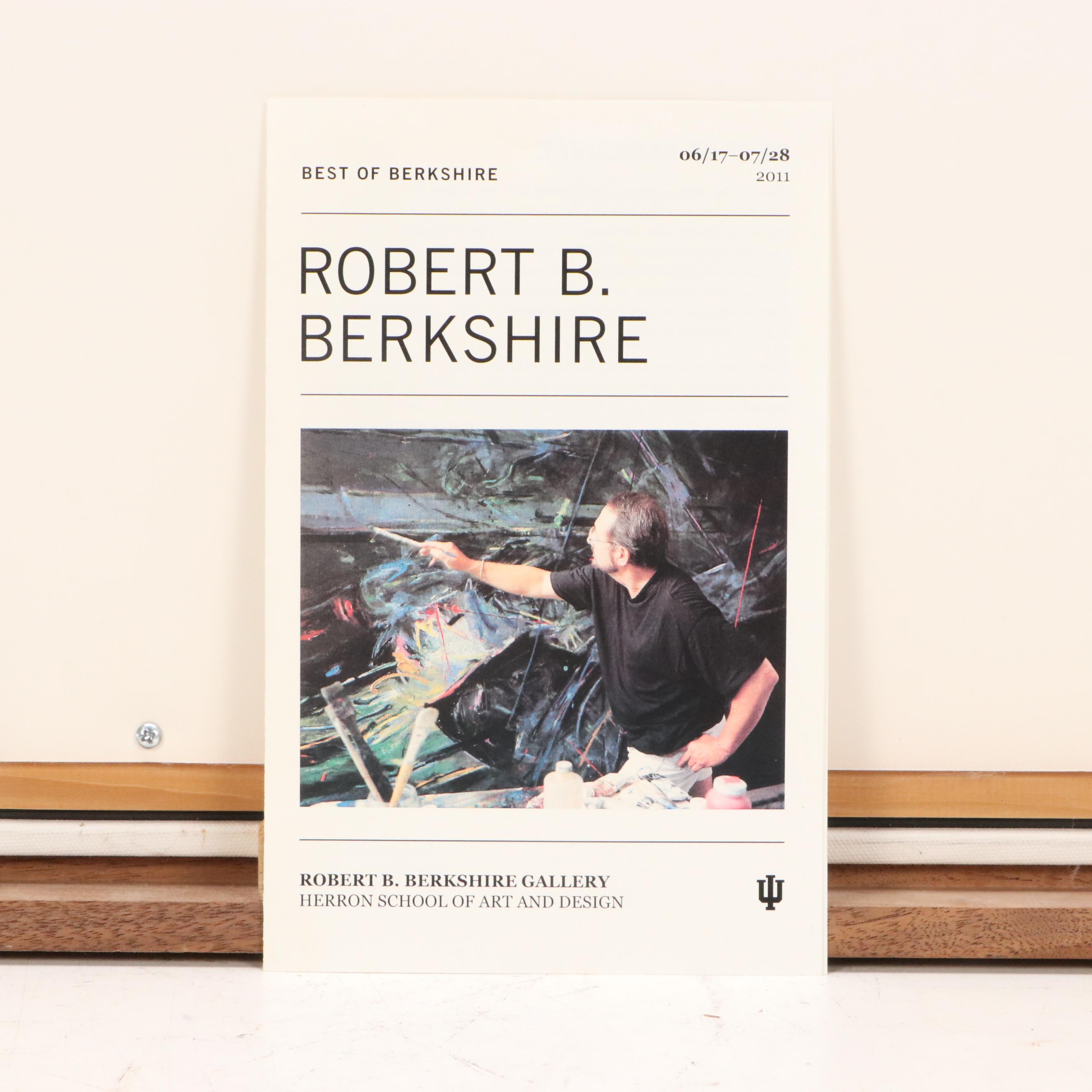 Robert Berkshire Abstract Expressionist Oil Painting