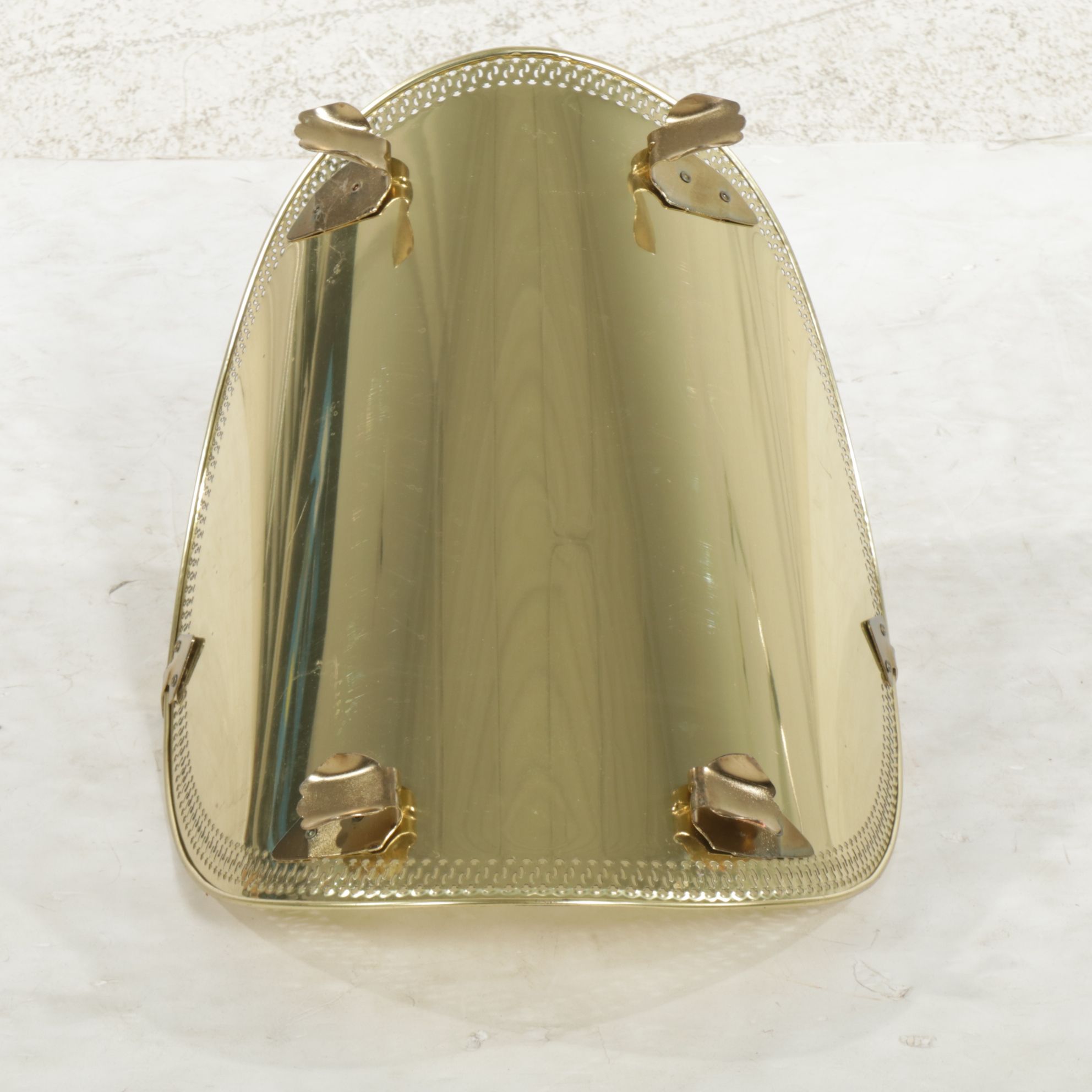 Lacquered Brass Firewood Basket