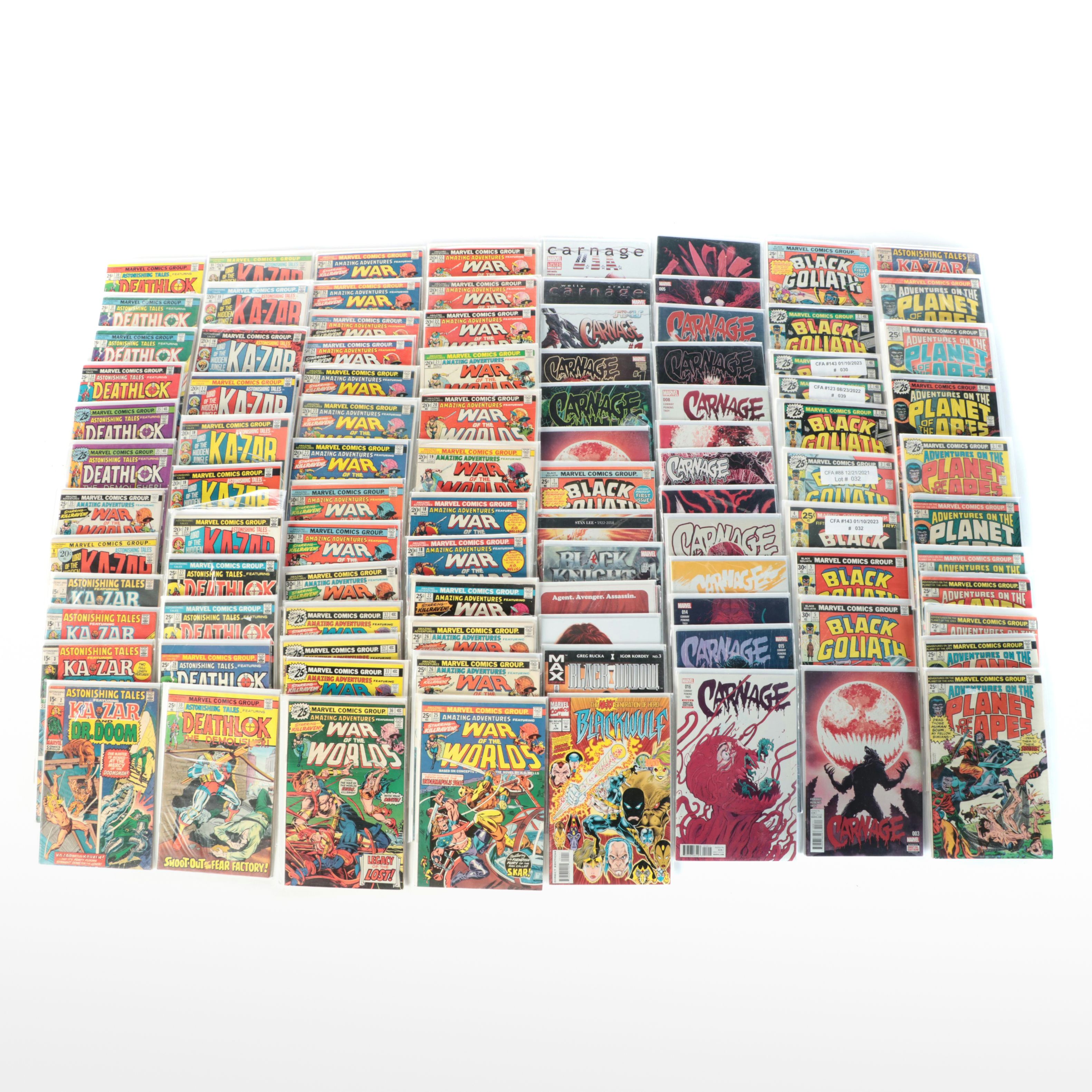 Marvel "Carnage," "Black Widow," "Planet of the Apes" and More Comic Books