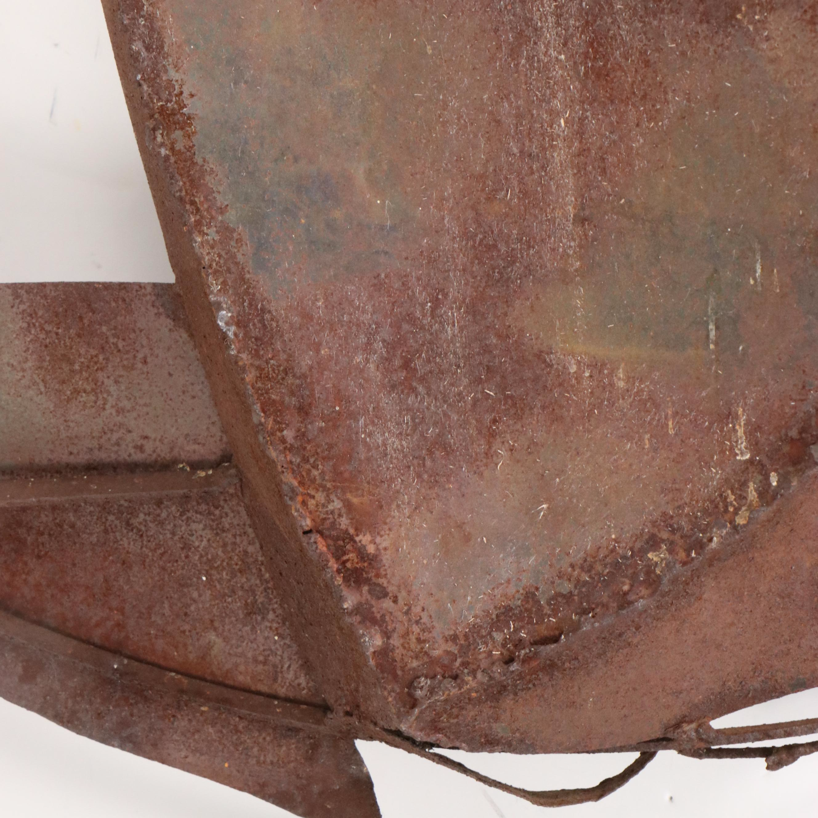 Ivy Ridge Studios Figural Steel Wall Sculpture, Late 20th Century