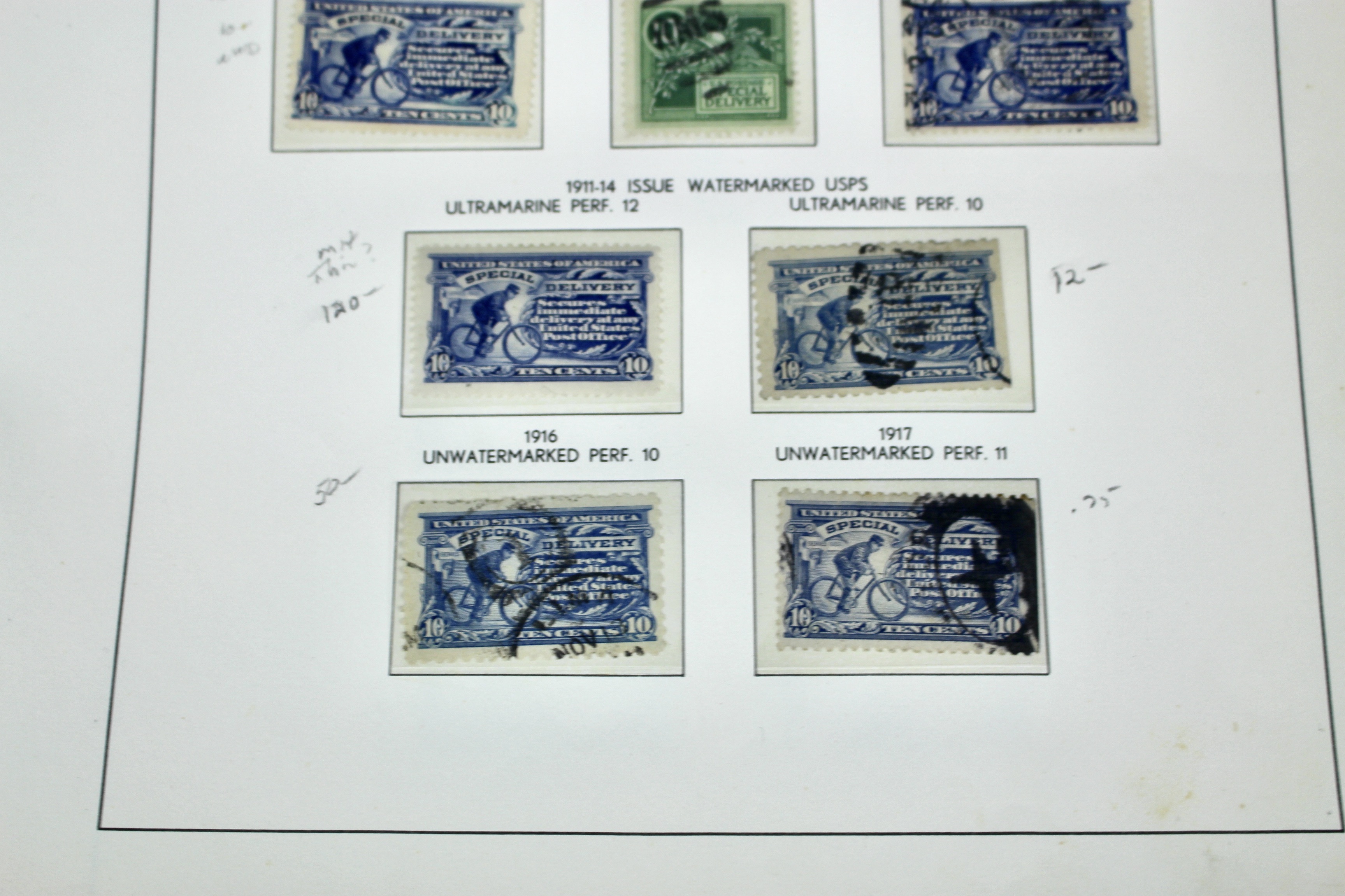 Back of the Book U.S. Postage Stamp Collection