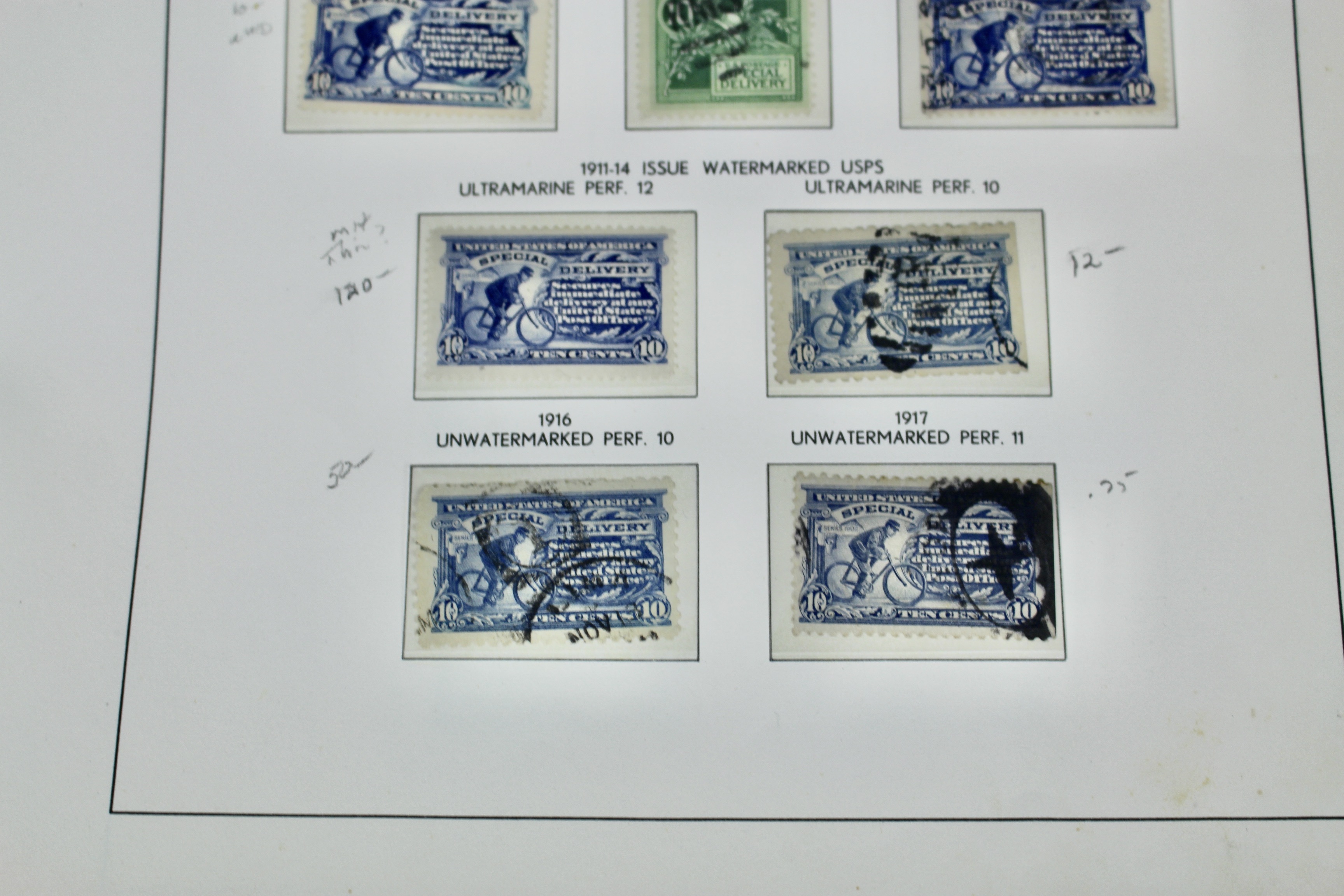 Back of the Book U.S. Postage Stamp Collection