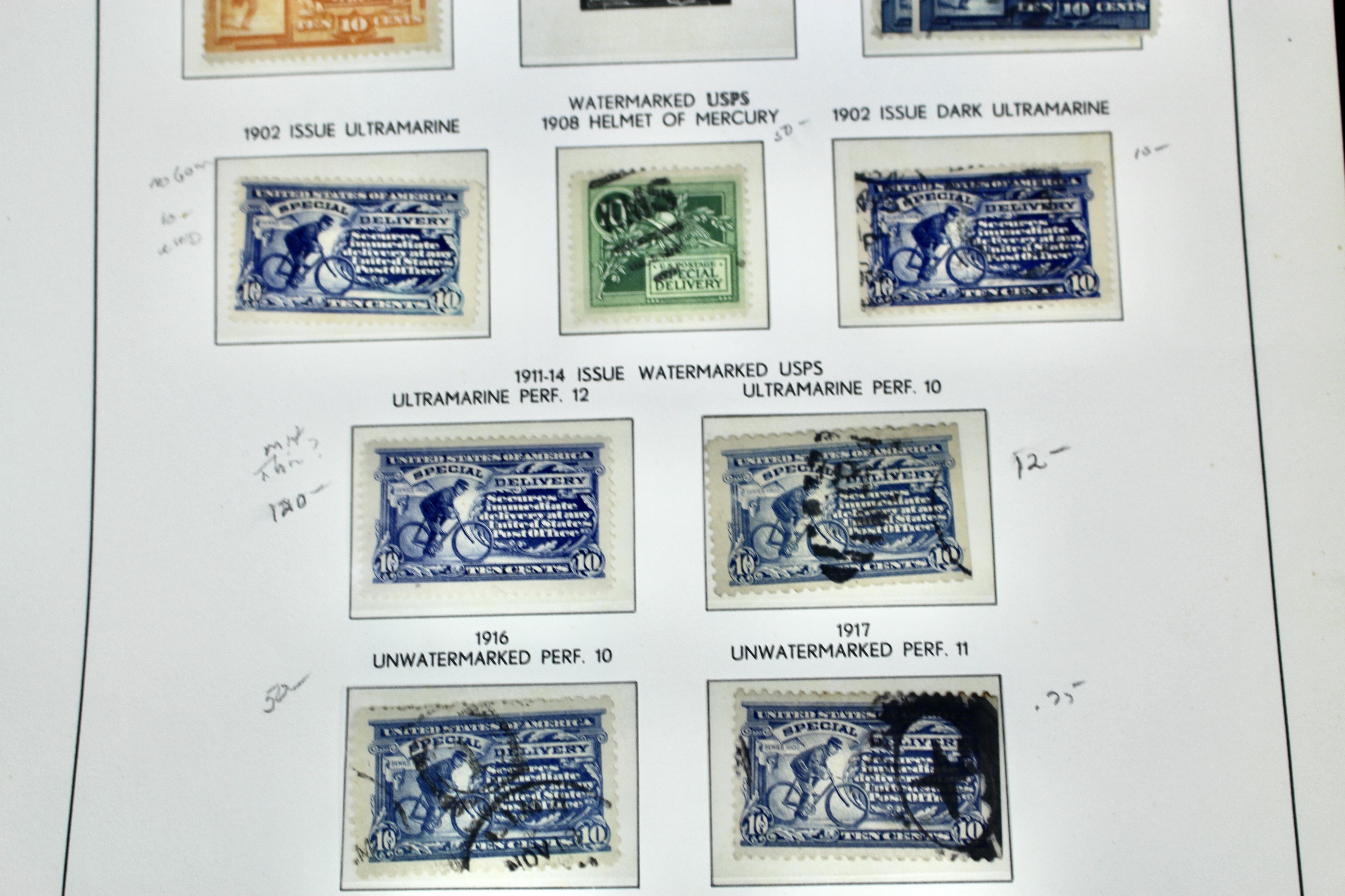 Back of the Book U.S. Postage Stamp Collection