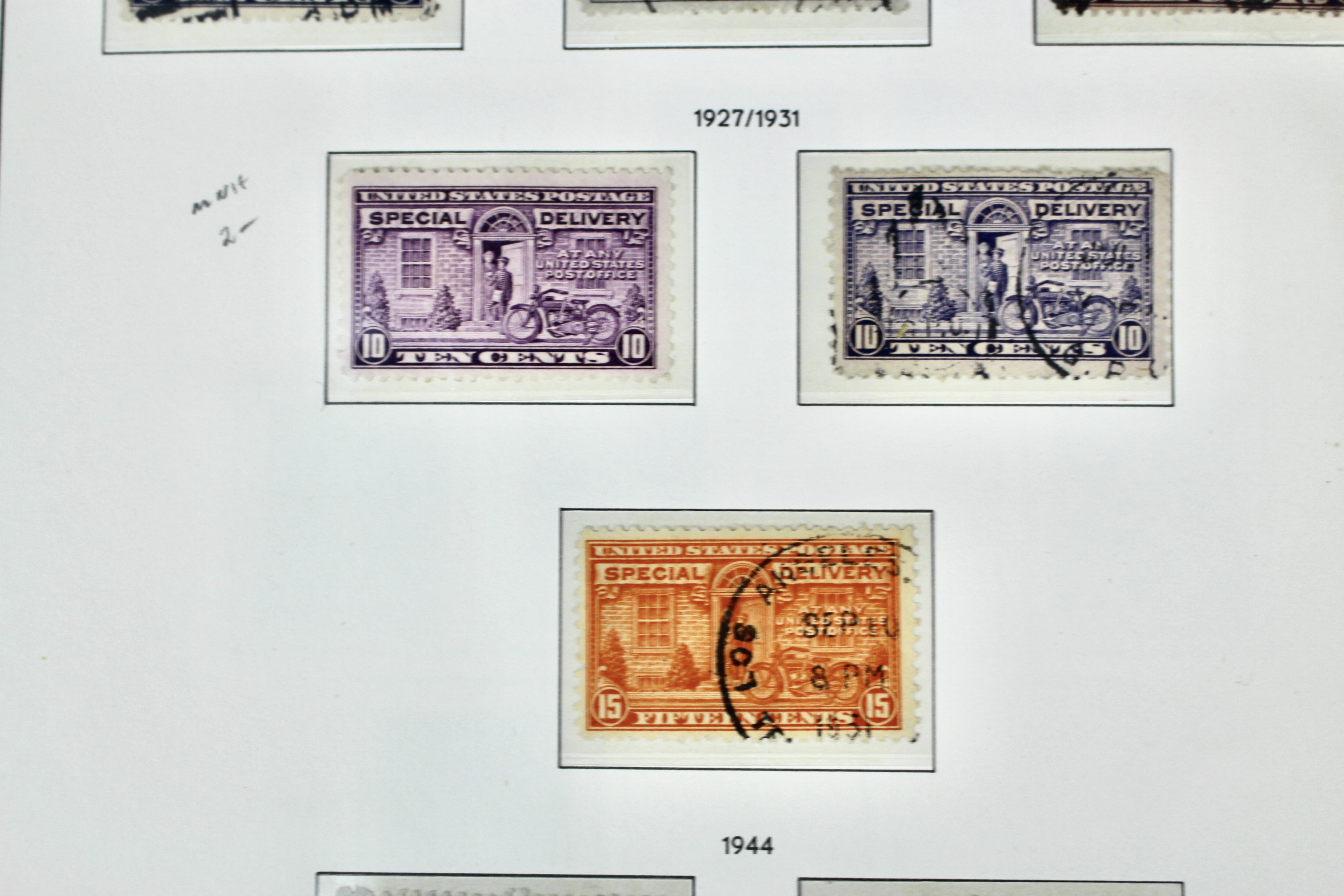 Back of the Book U.S. Postage Stamp Collection