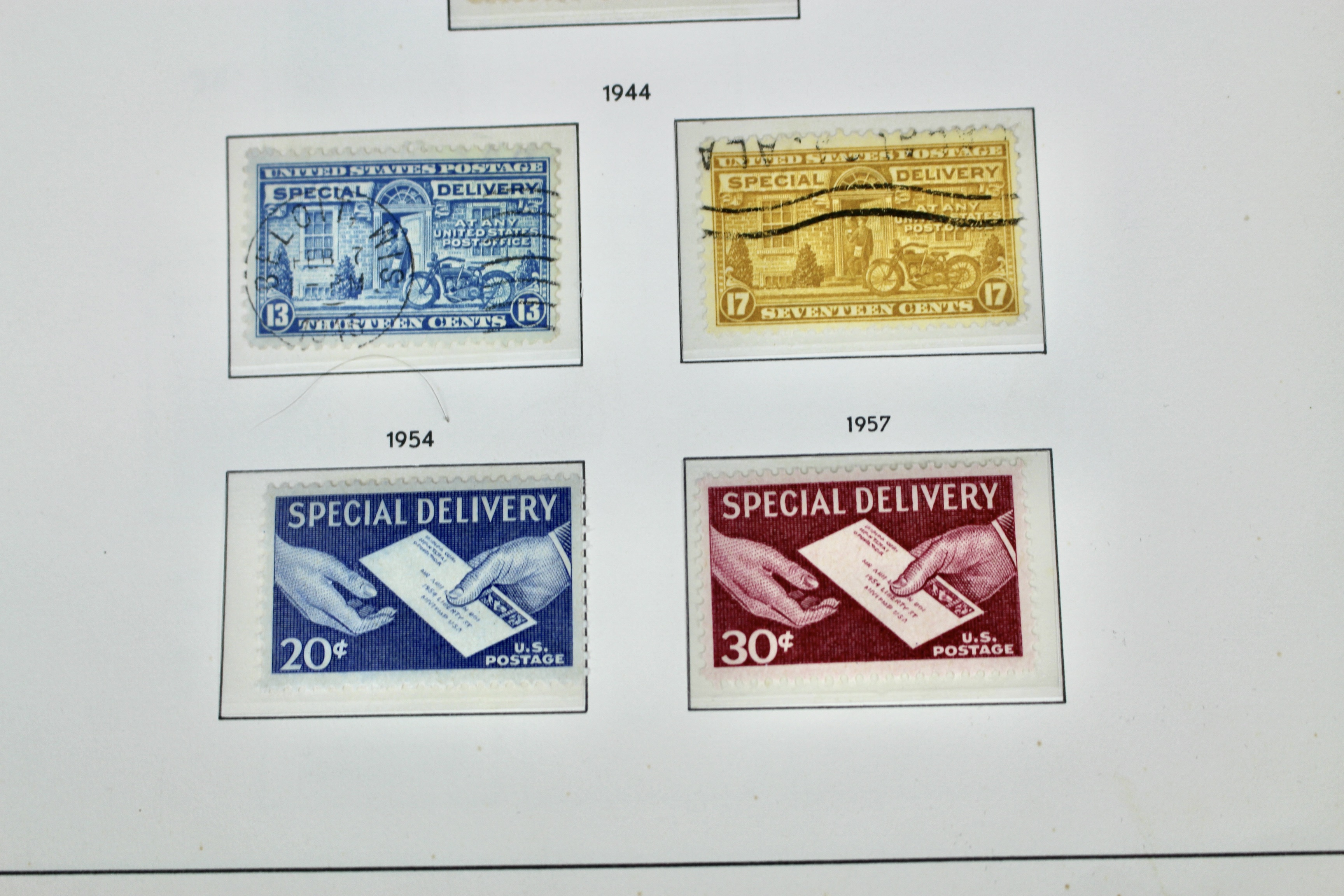 Back of the Book U.S. Postage Stamp Collection