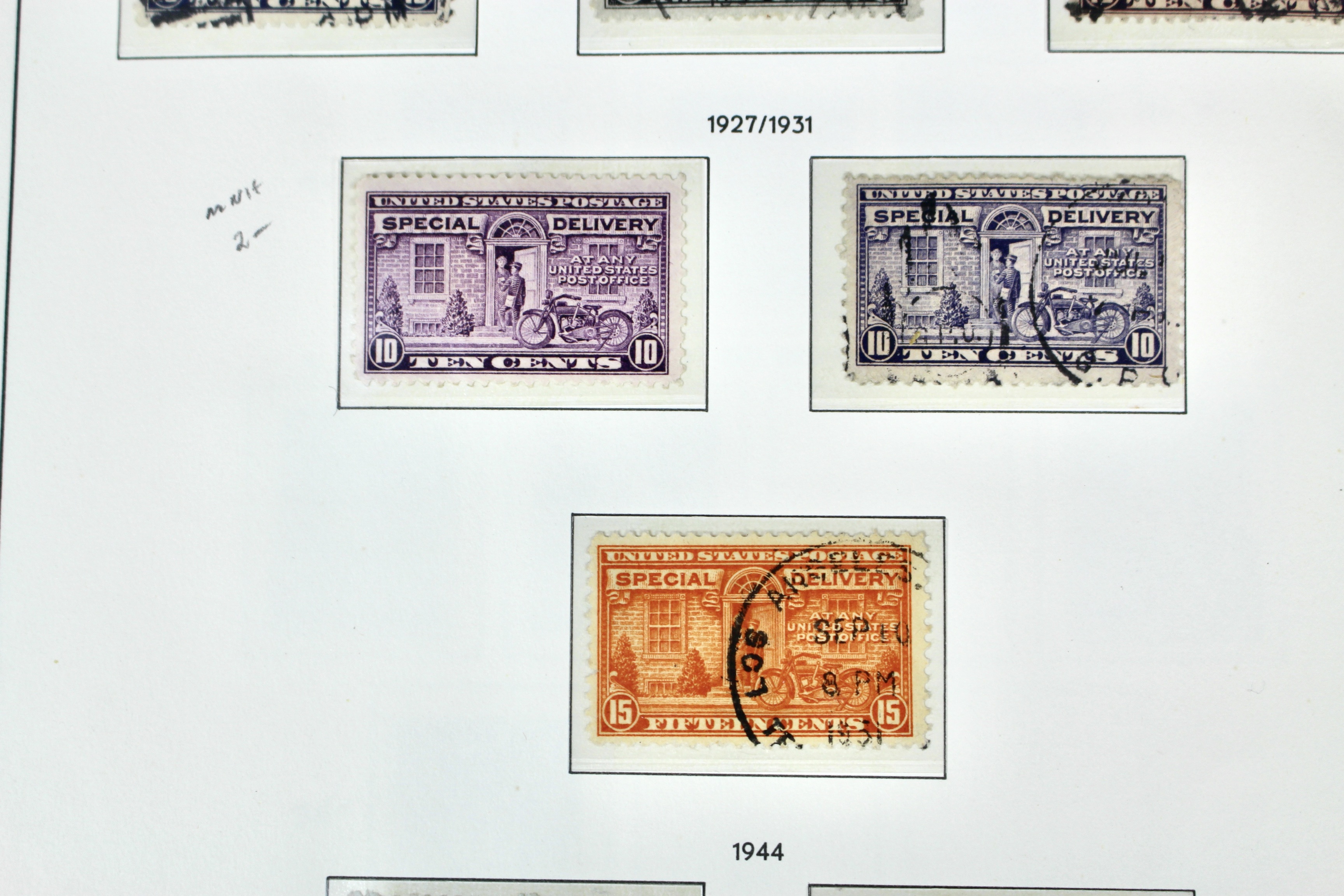 Back of the Book U.S. Postage Stamp Collection