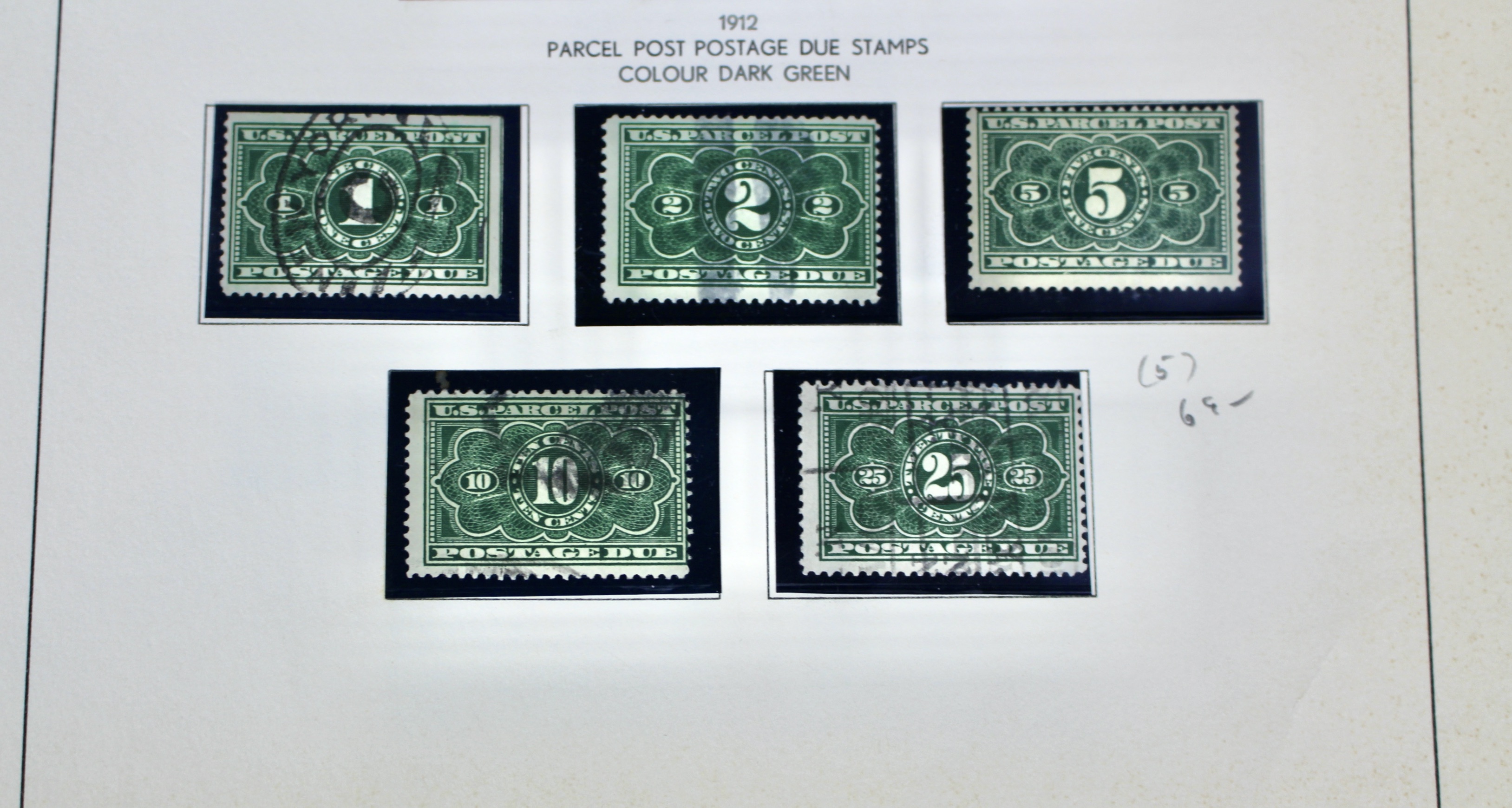 Back of the Book U.S. Postage Stamp Collection