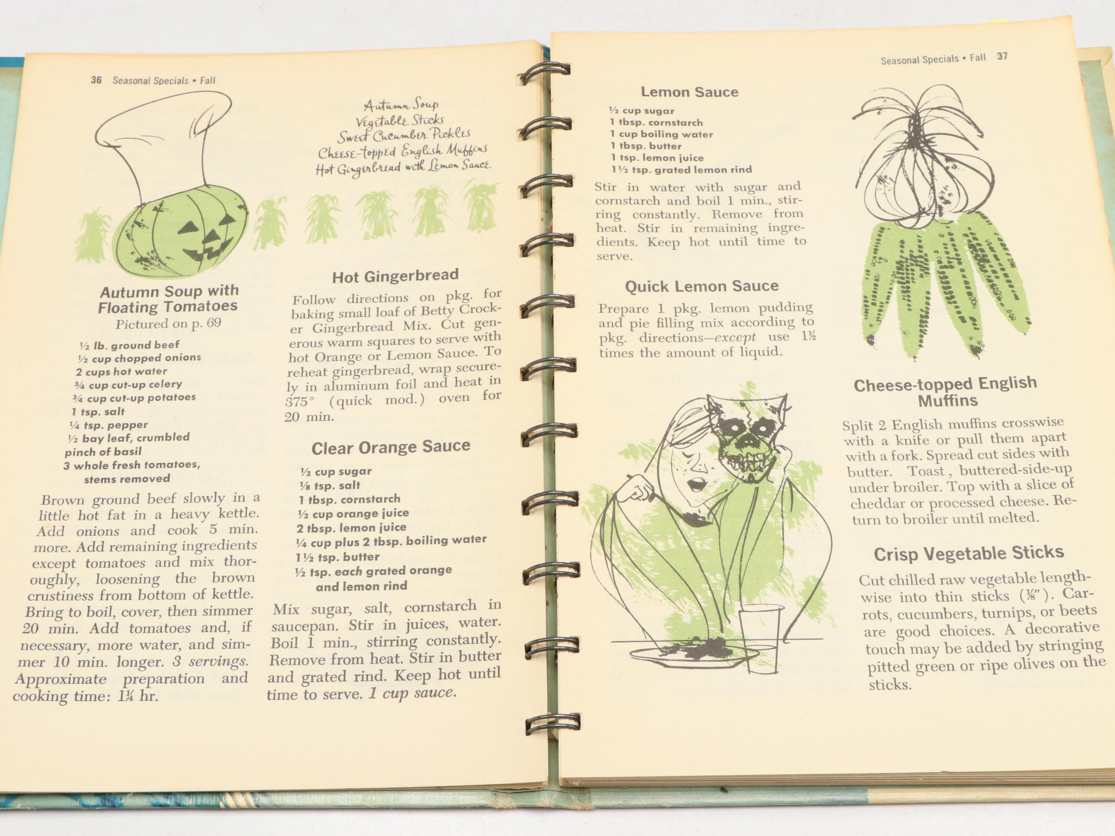 Charley Harper Illustrated First Edition "Betty Crocker's Dinner for Two," 1958