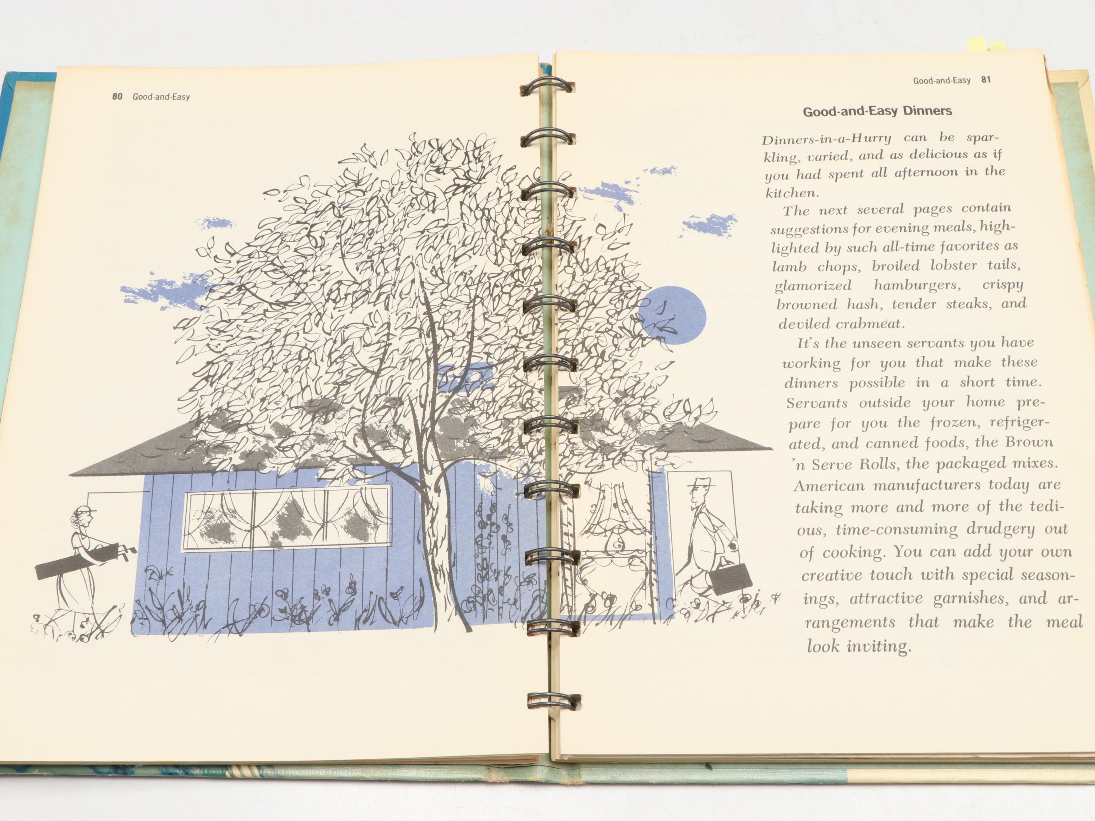 Charley Harper Illustrated First Edition "Betty Crocker's Dinner for Two," 1958