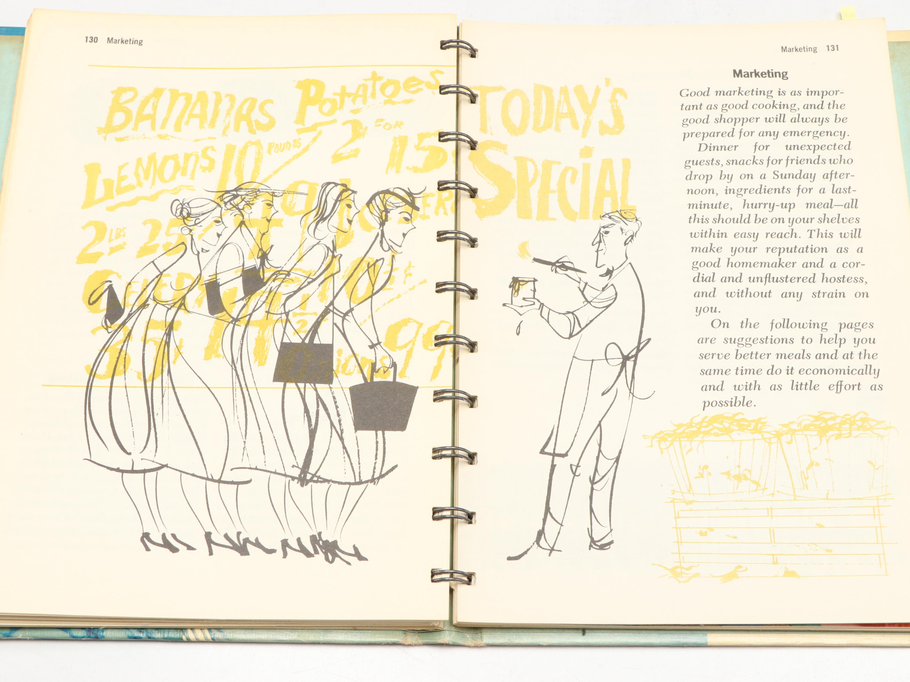 Charley Harper Illustrated First Edition "Betty Crocker's Dinner for Two," 1958