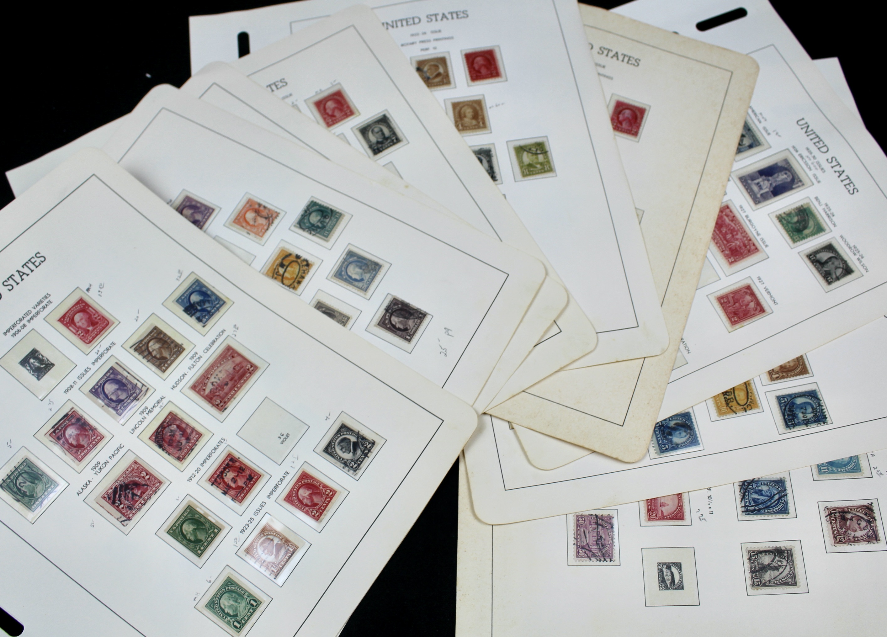 U.S. Postage Stamp Collection, 1906 to 1931
