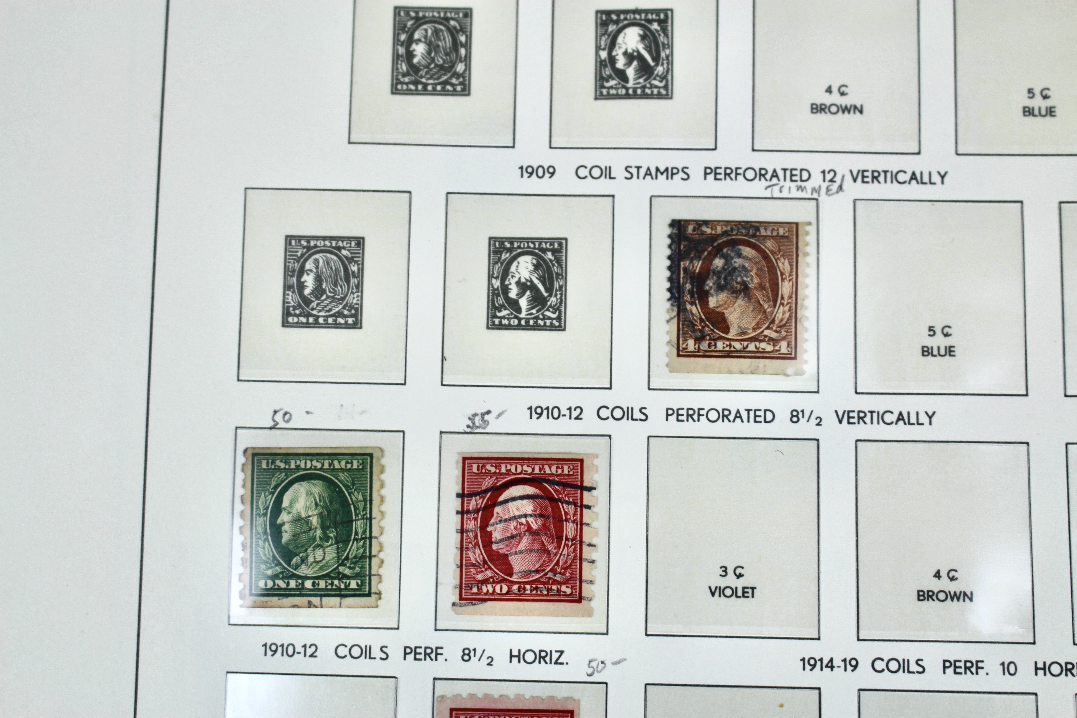 U.S. Postage Stamp Collection, 1906 to 1931