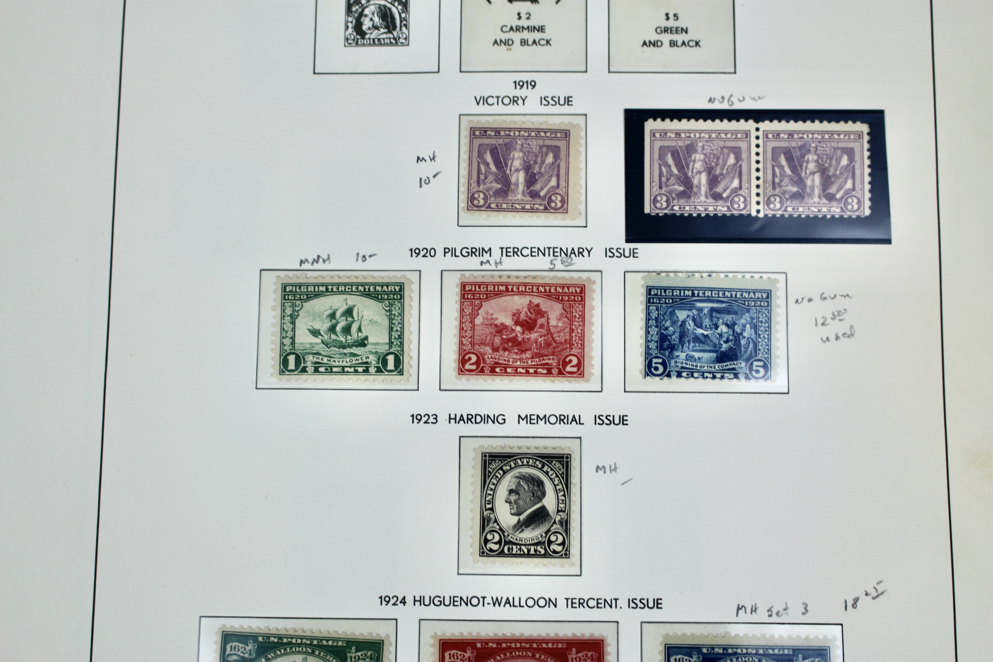 U.S. Postage Stamp Collection, 1906 to 1931