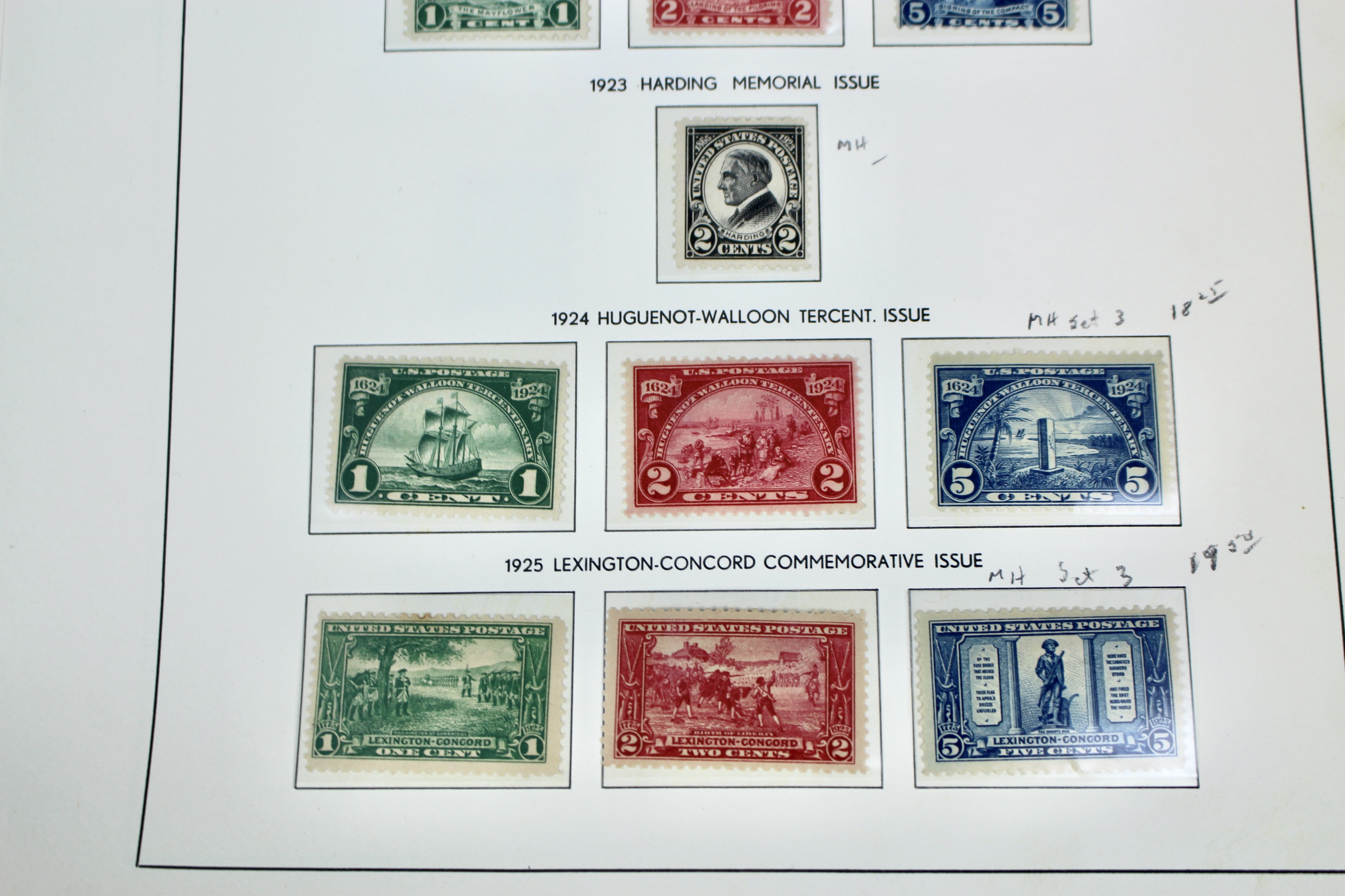 U.S. Postage Stamp Collection, 1906 to 1931