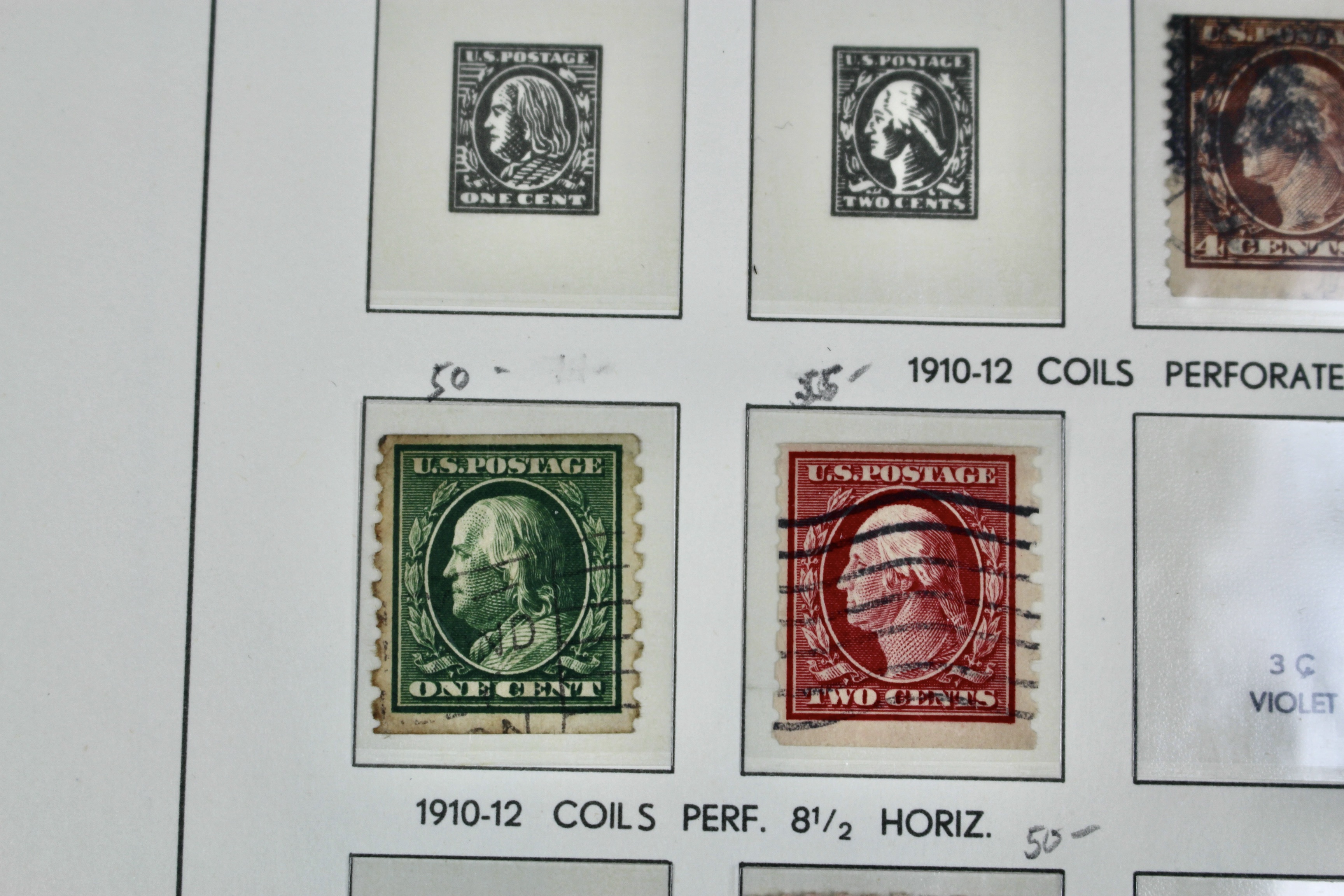 U.S. Postage Stamp Collection, 1906 to 1931