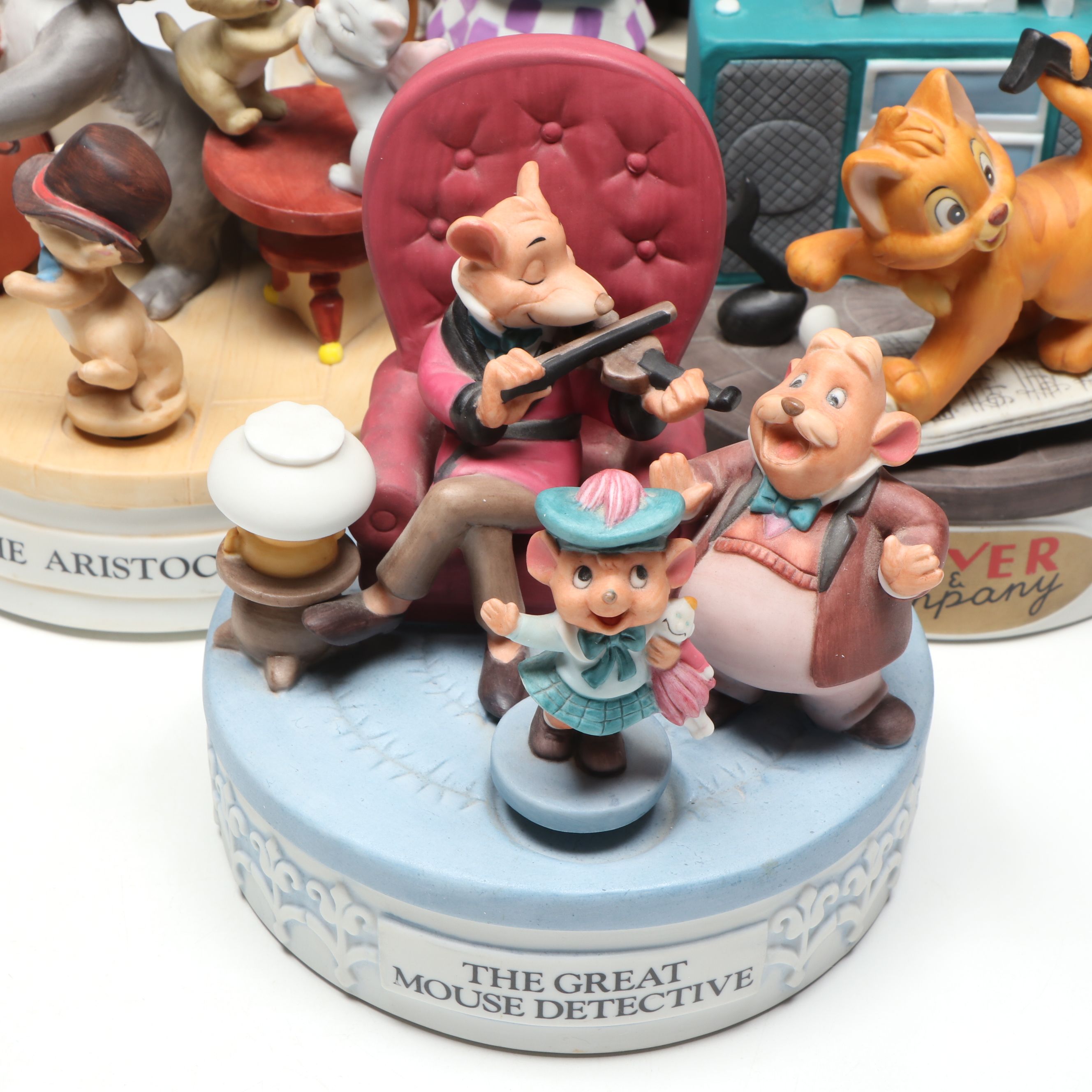 The Disney Collection "Lady and the Tramp" with More Disney Music Boxes