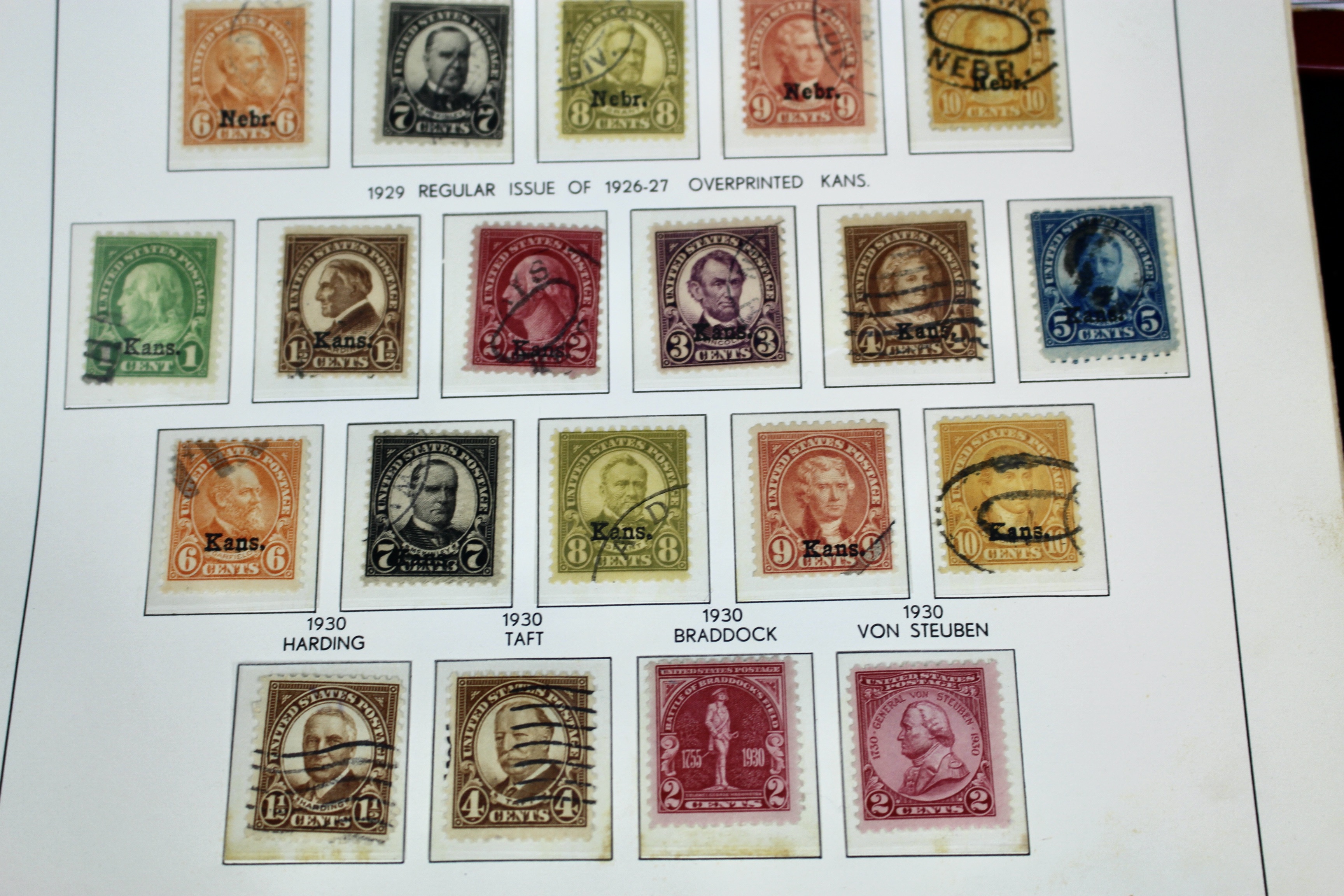 U.S. Postage Stamp Collection, 1906 to 1931
