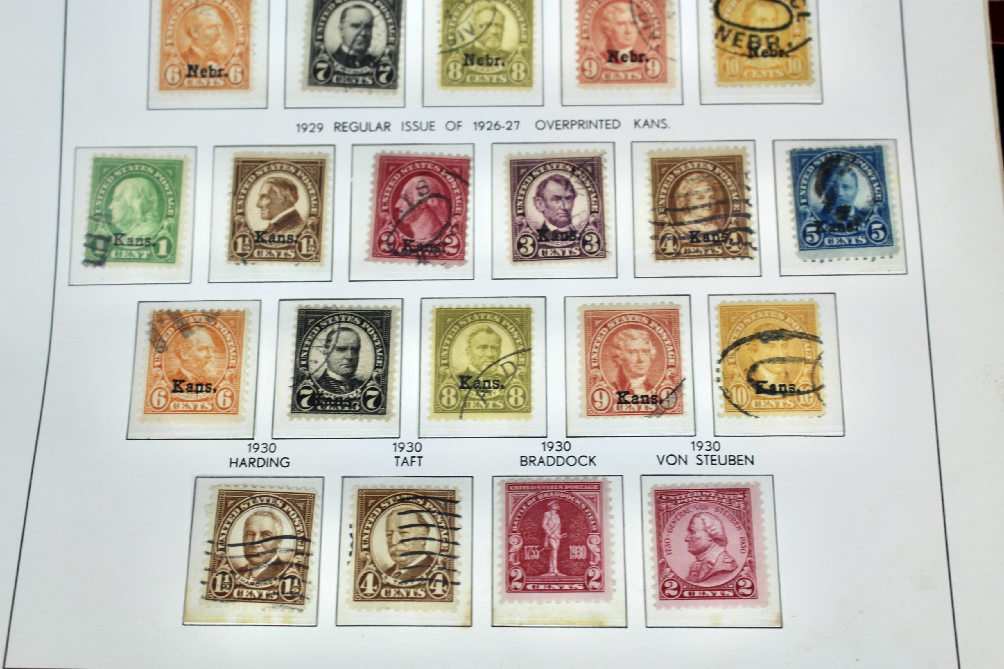 U.S. Postage Stamp Collection, 1906 to 1931