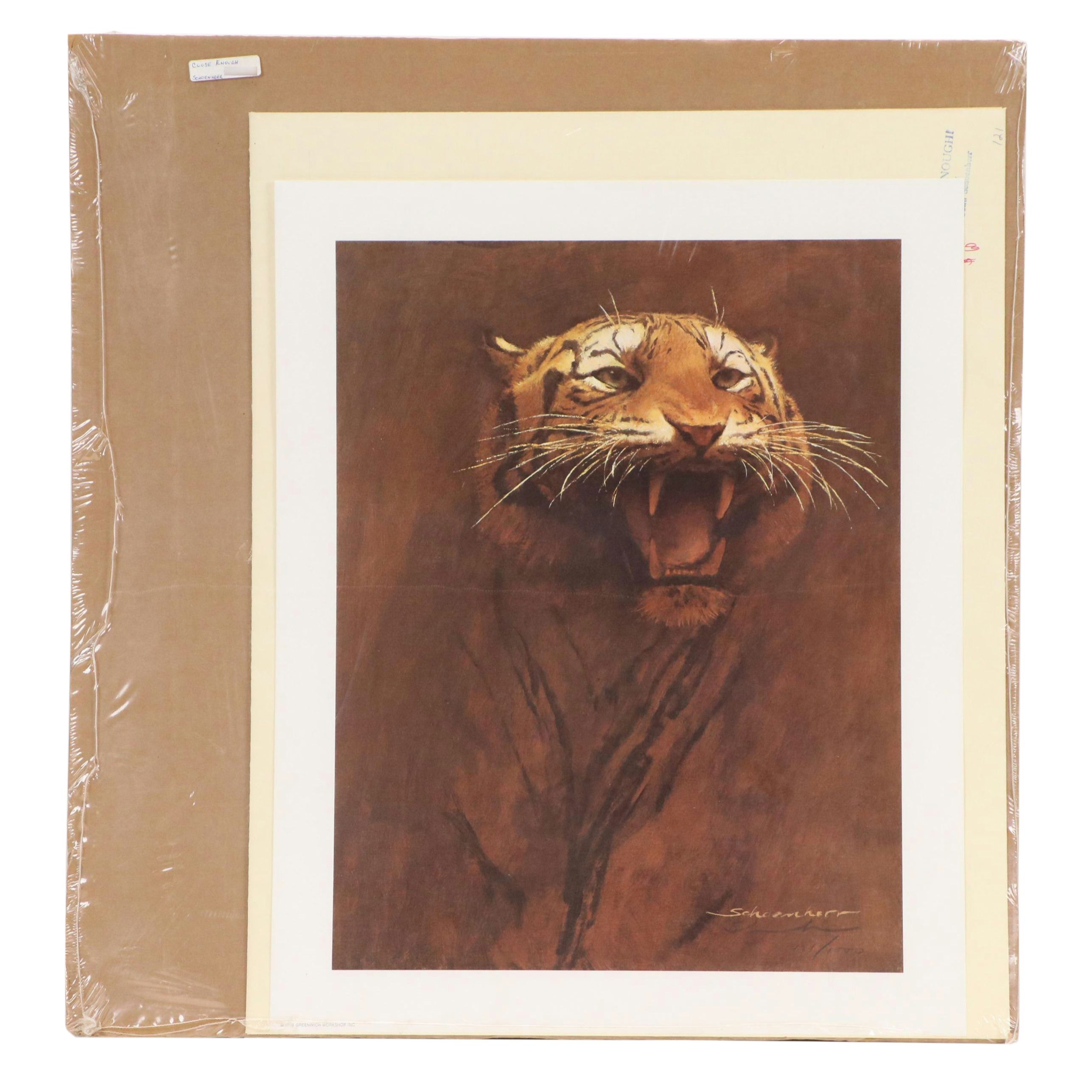 John Schoenherr Offset Lithograph "Close Enough," 1979