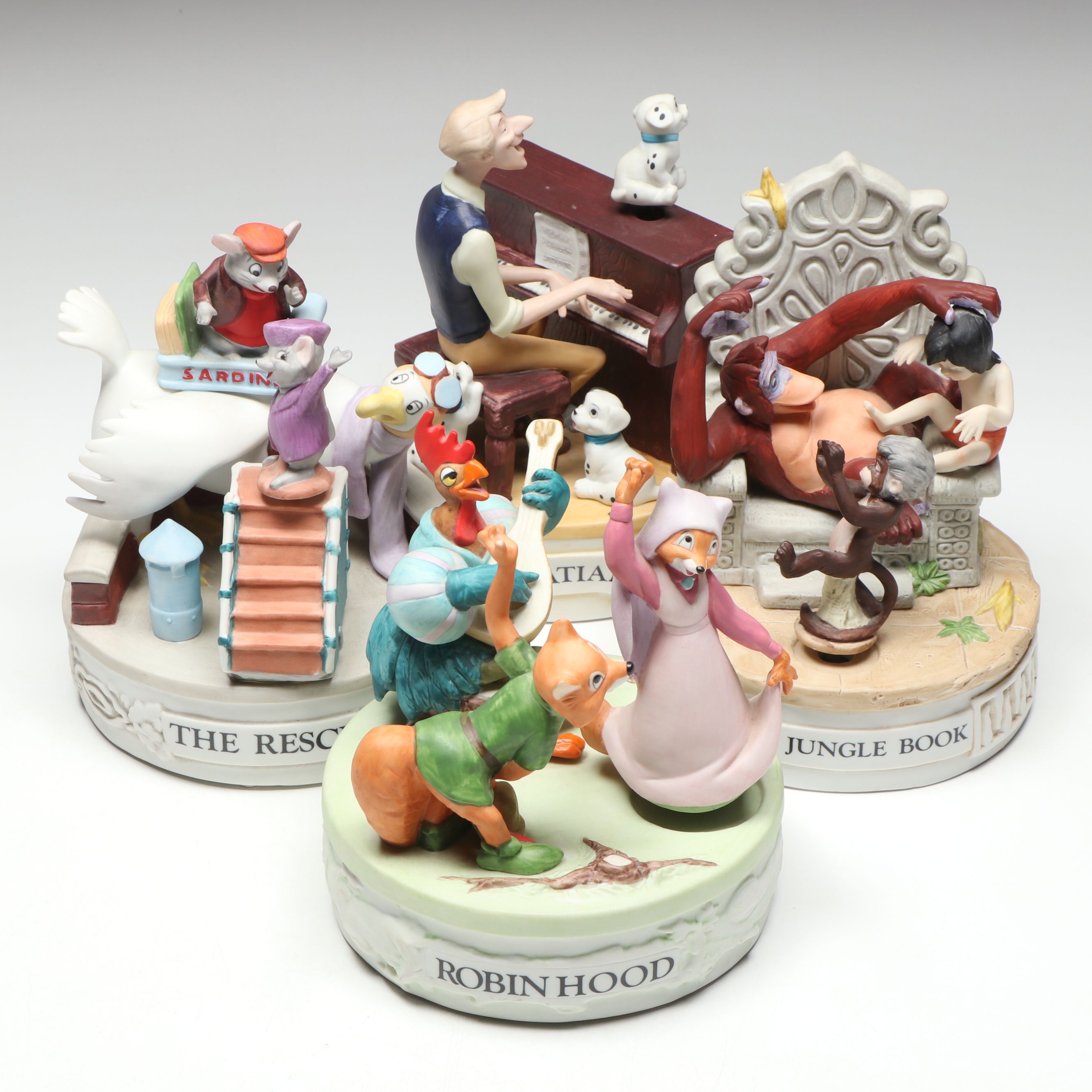 The Disney Collection "Robin Hood," "101 Dalmatians" and More Disney Music Boxes