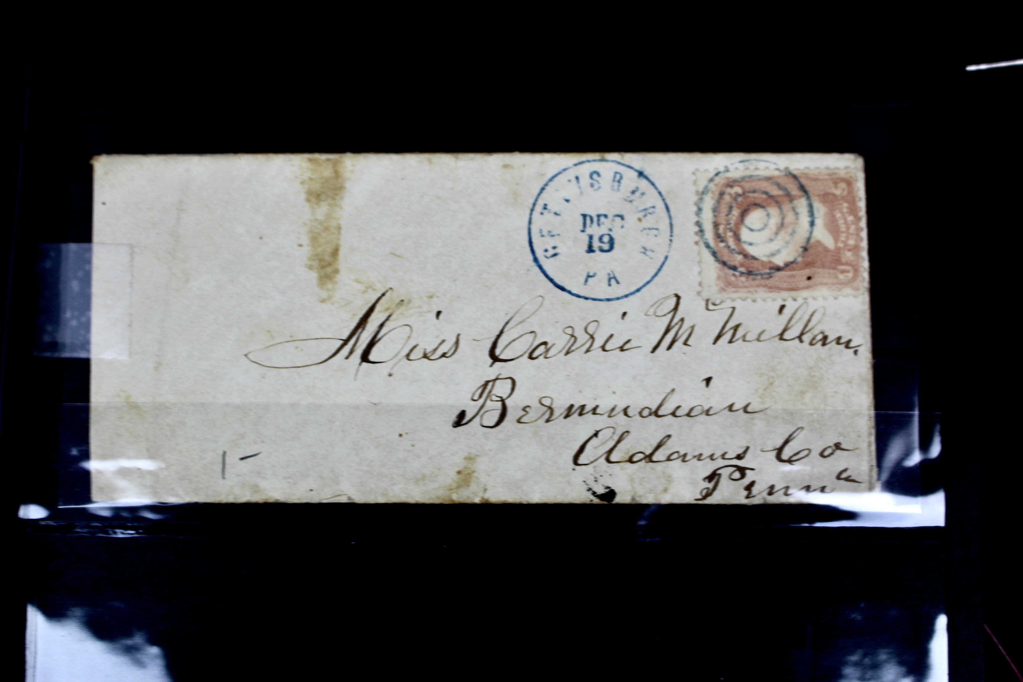 Very Early Collection of 29 3-Cent Washington Stamps, 11 with Grills, 6 Covers