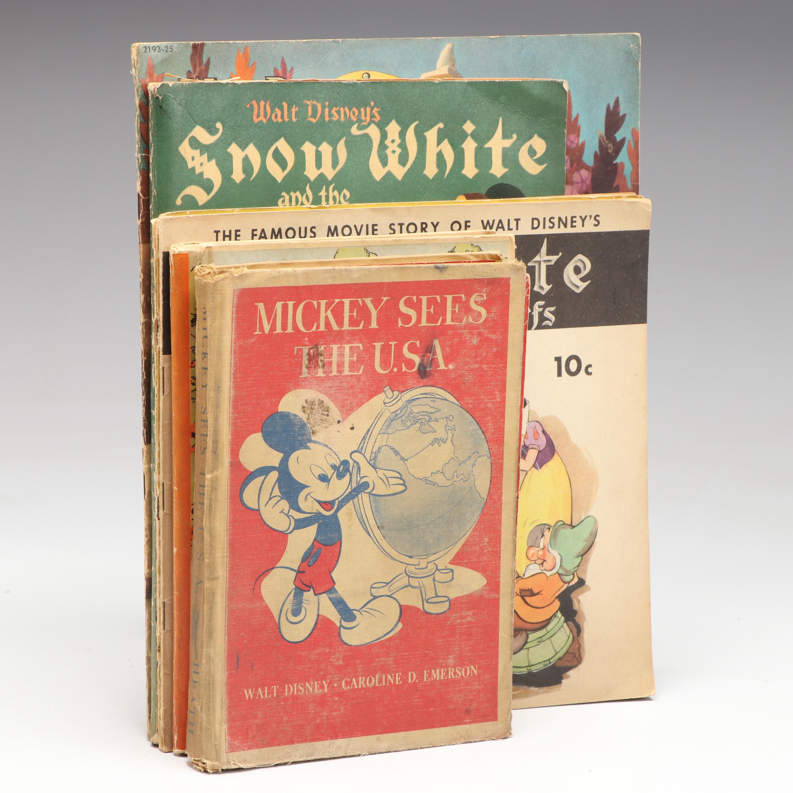 "Mickey Sees the U.S.A." with More Vintage Walt Disney Books