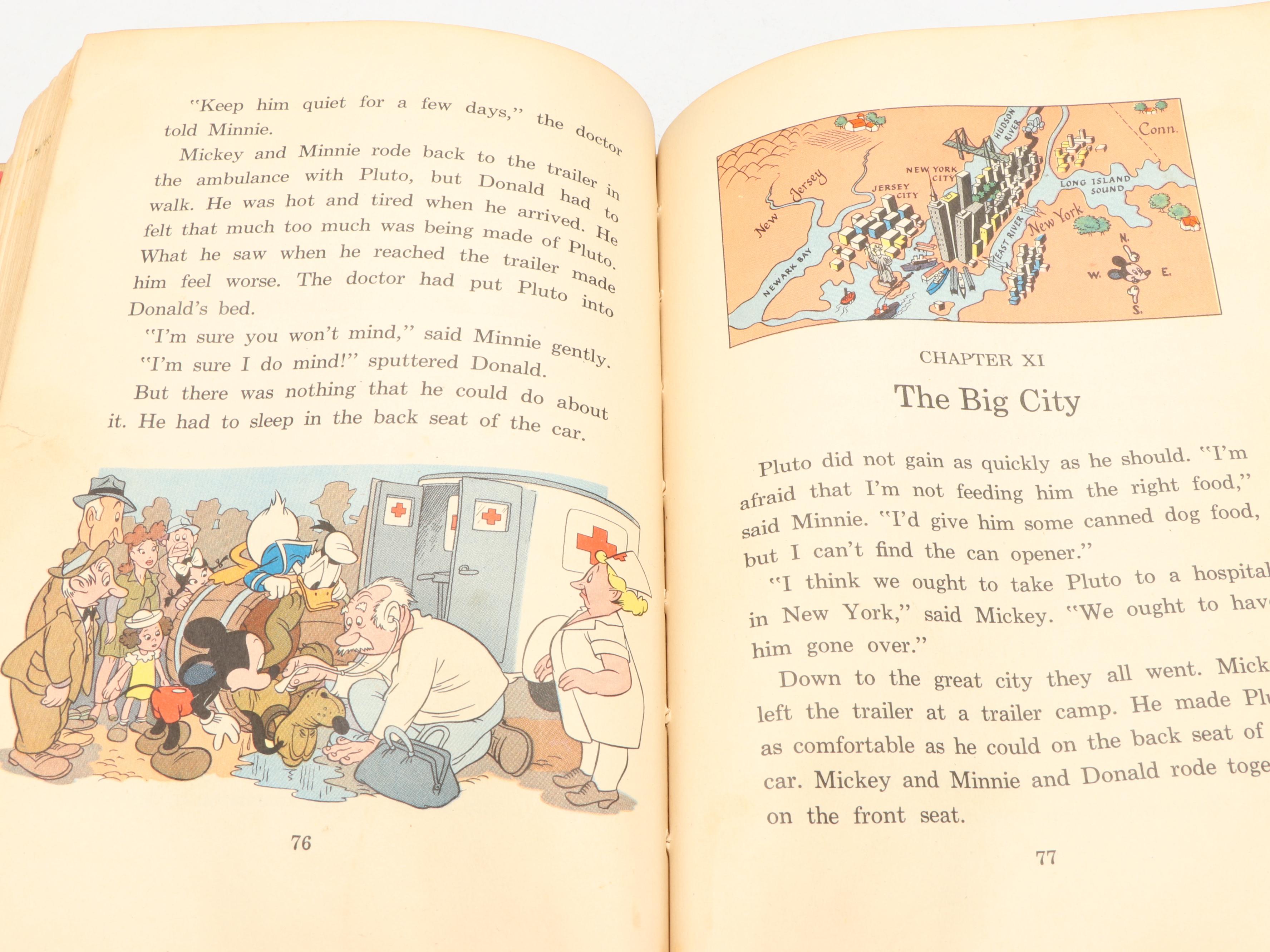 "Mickey Sees the U.S.A." with More Vintage Walt Disney Books