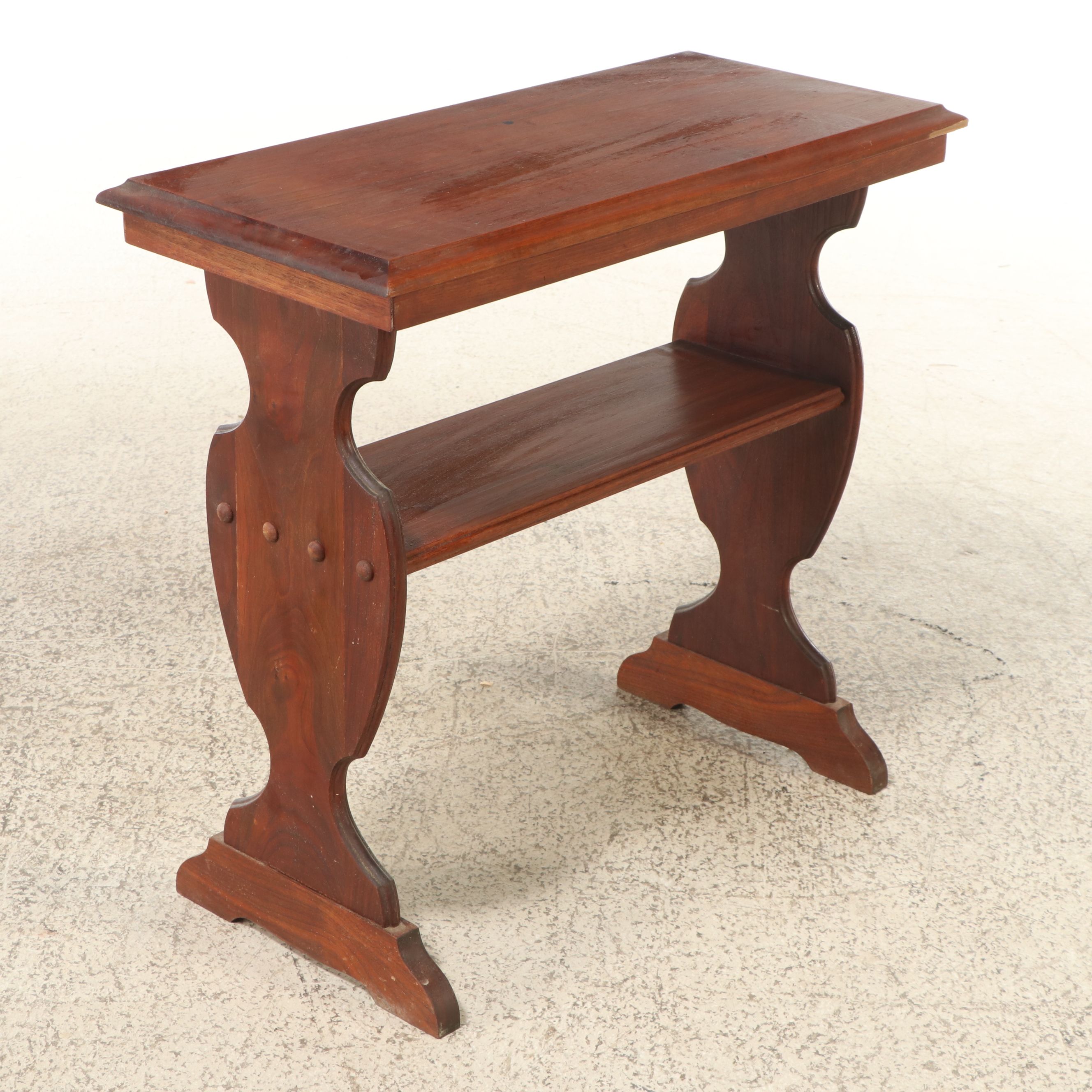 Pair of Jacobean Style Walnut Reading Tables, Mid to Late 20th Century