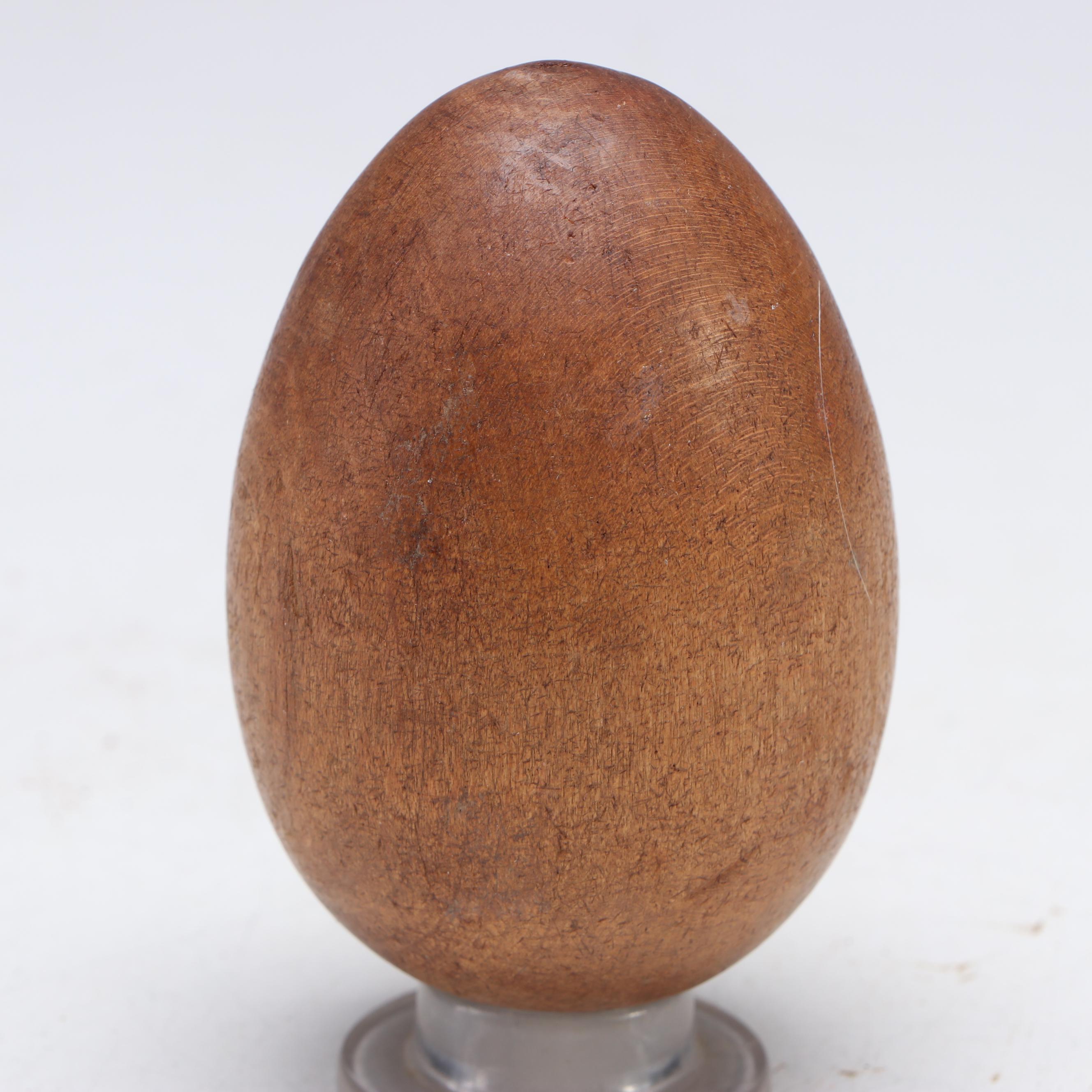 Victorian Burl Wood Veneer Sewing Box with Pincushion and Egg