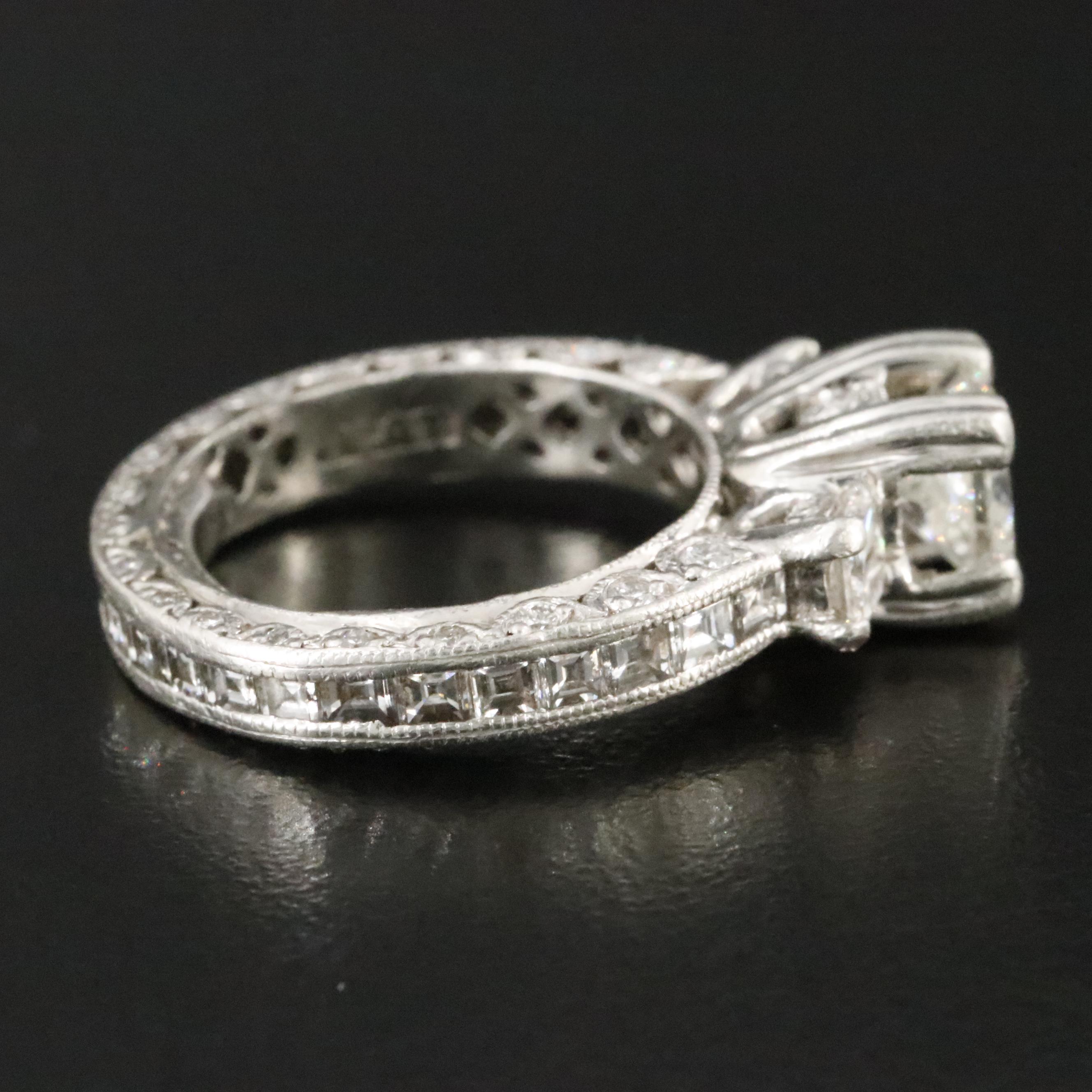 Tacori Platinum 1.84 CTW Diamond Ring