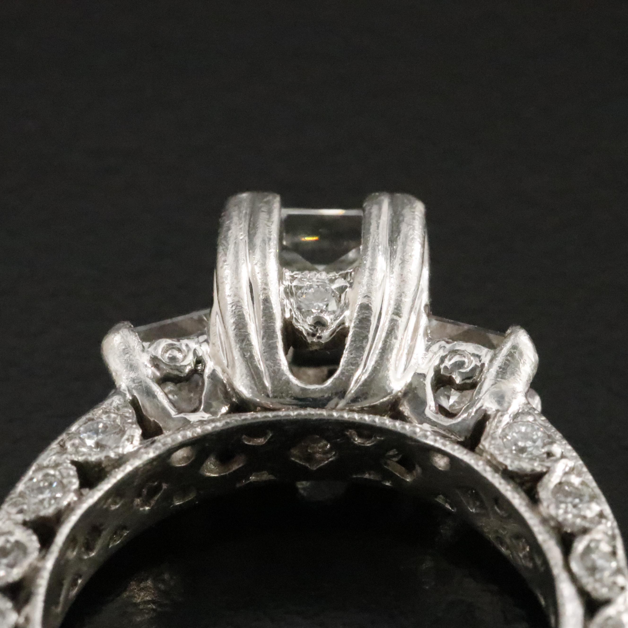 Tacori Platinum 1.84 CTW Diamond Ring