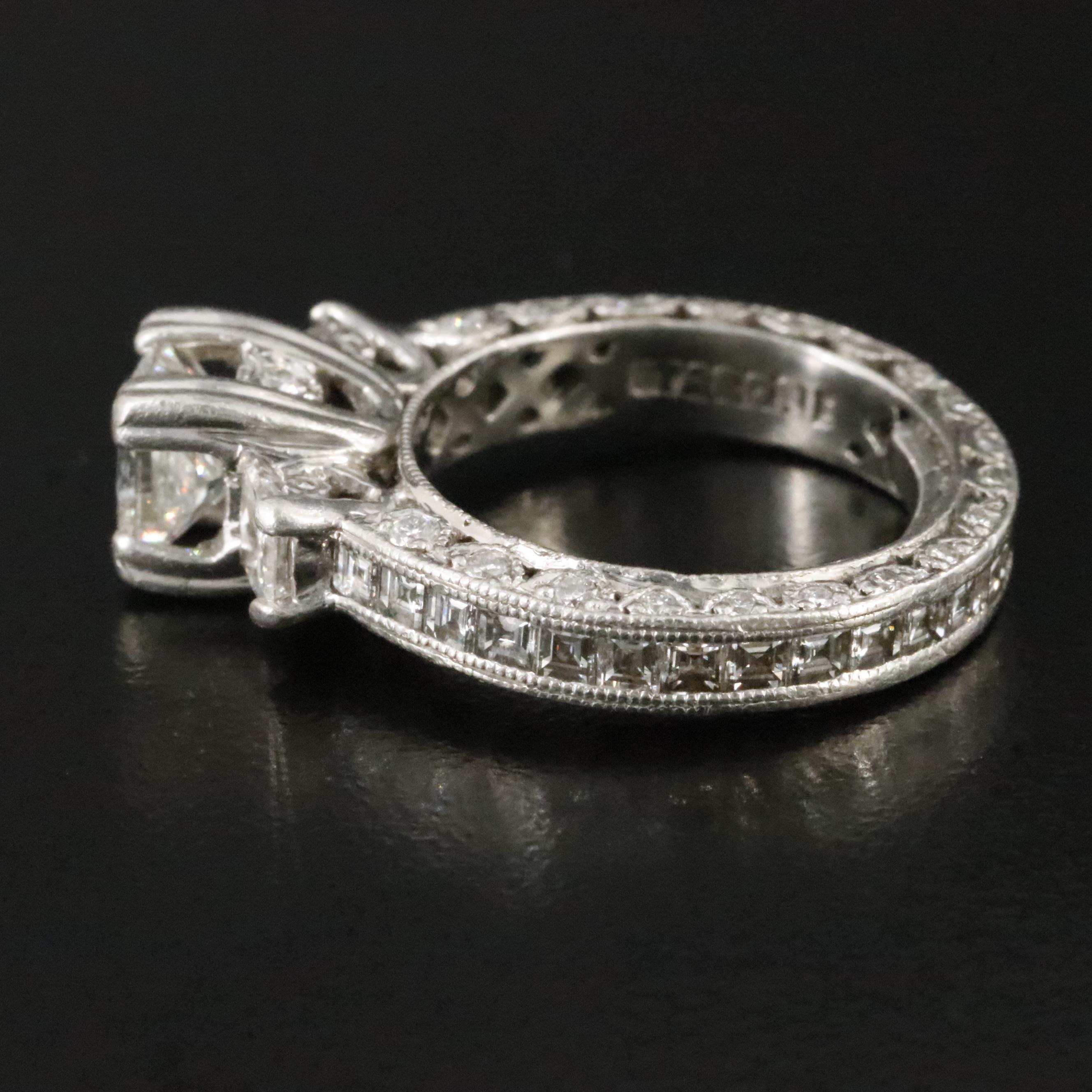 Tacori Platinum 1.84 CTW Diamond Ring