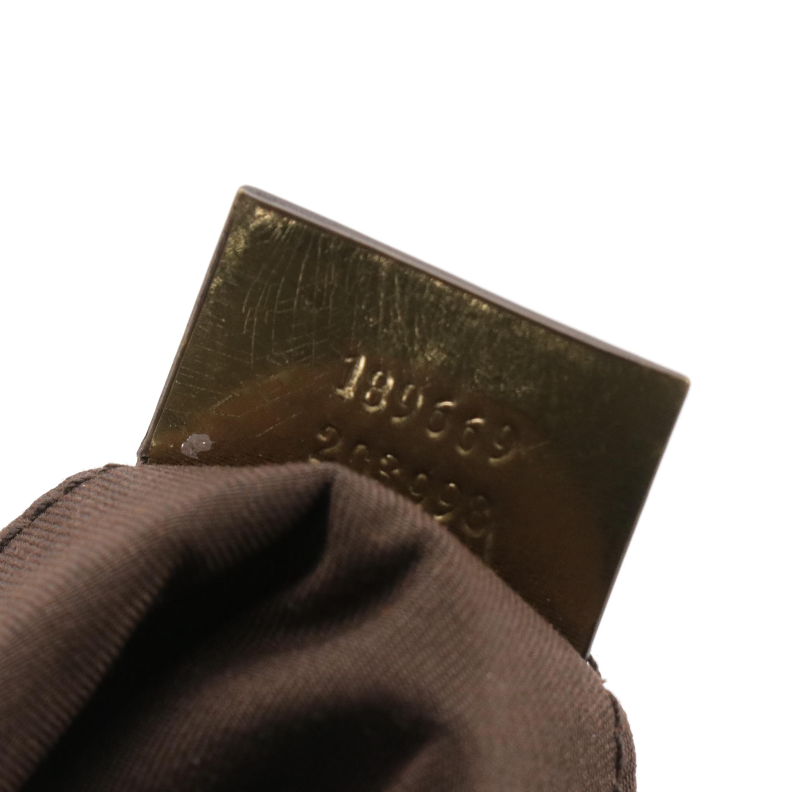 Gucci Web Accented Tote in Beige GG Canvas