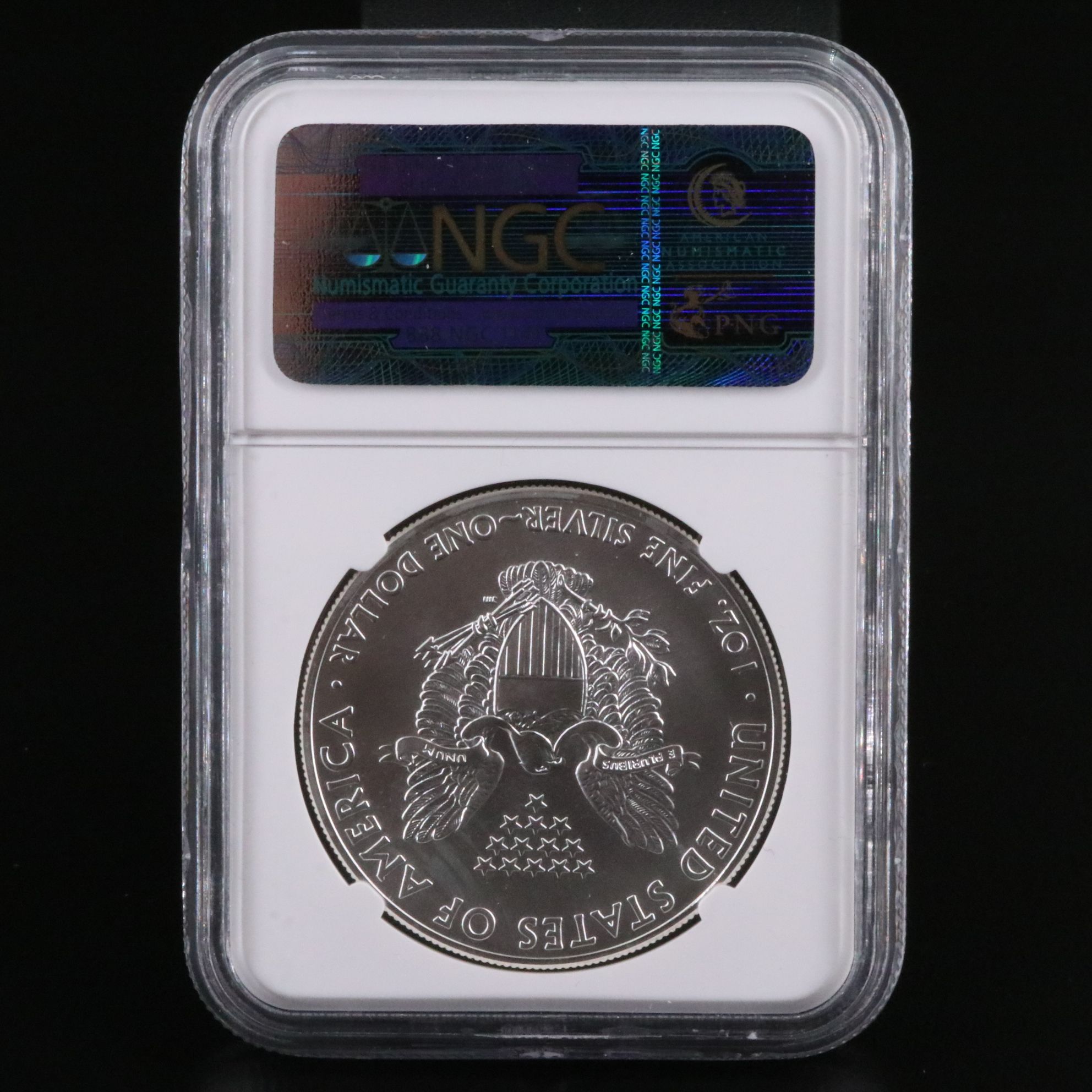 NGC Graded MS70 2015 $1 American Silver Eagle