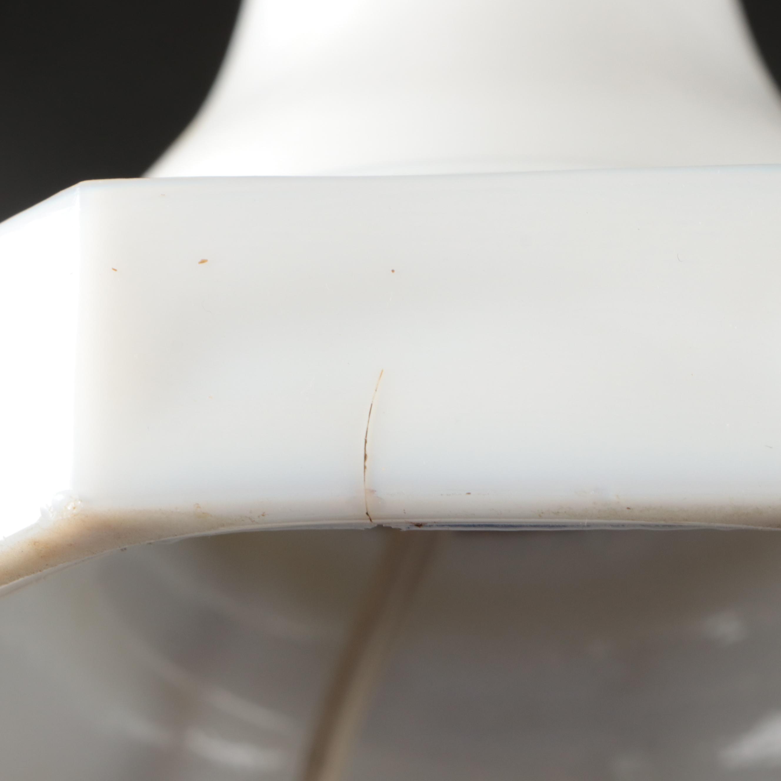 EAPG Bullseye Kerosene Lamp with Peach Melon Shade, Adapted 20th Century