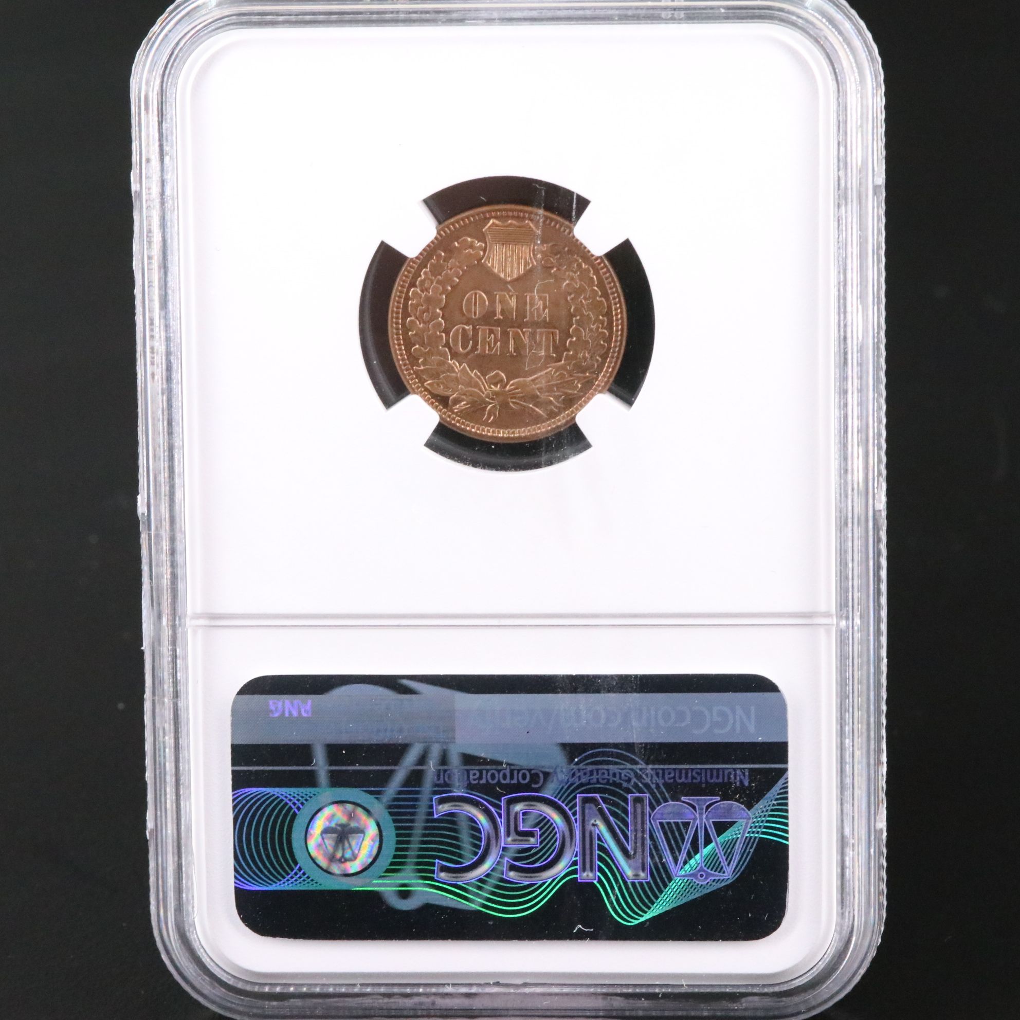 NGC Graded MS63 RB 1909 Indian Cent