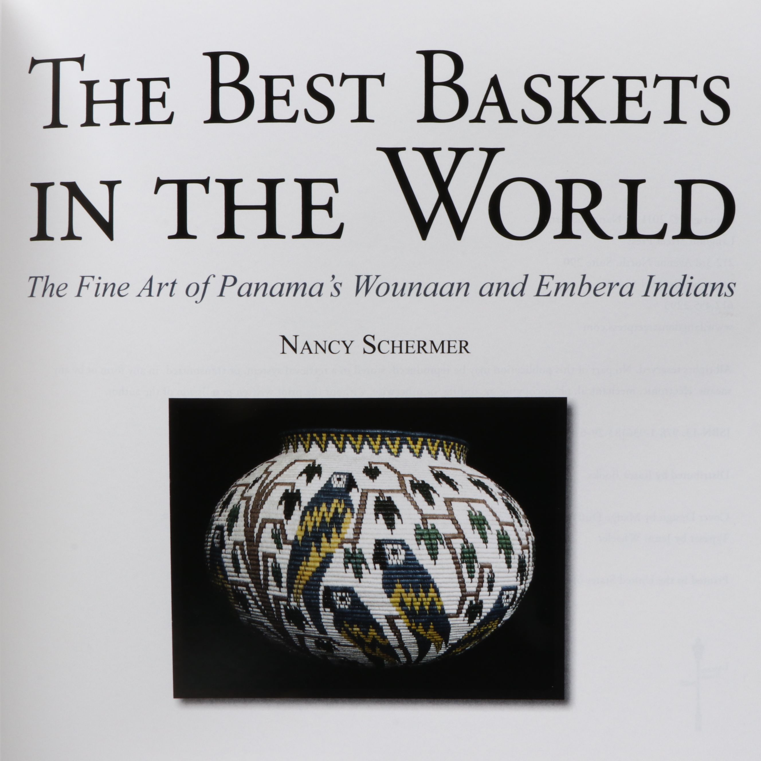 Darien Rainforest Emberá-Wounaan Polychrome Baskets Depicting Tropical Birds