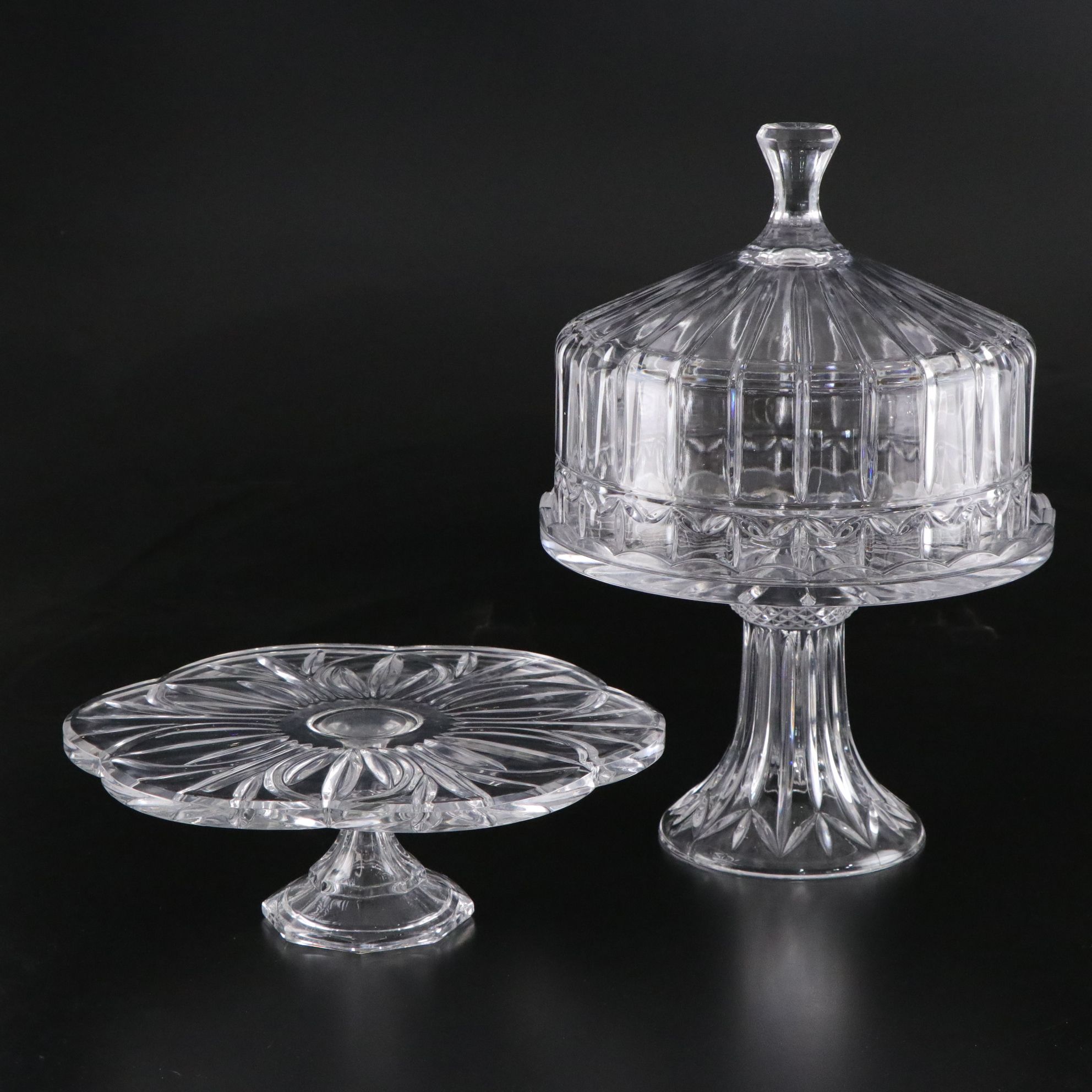 Crystal Cake Stands & Cloche