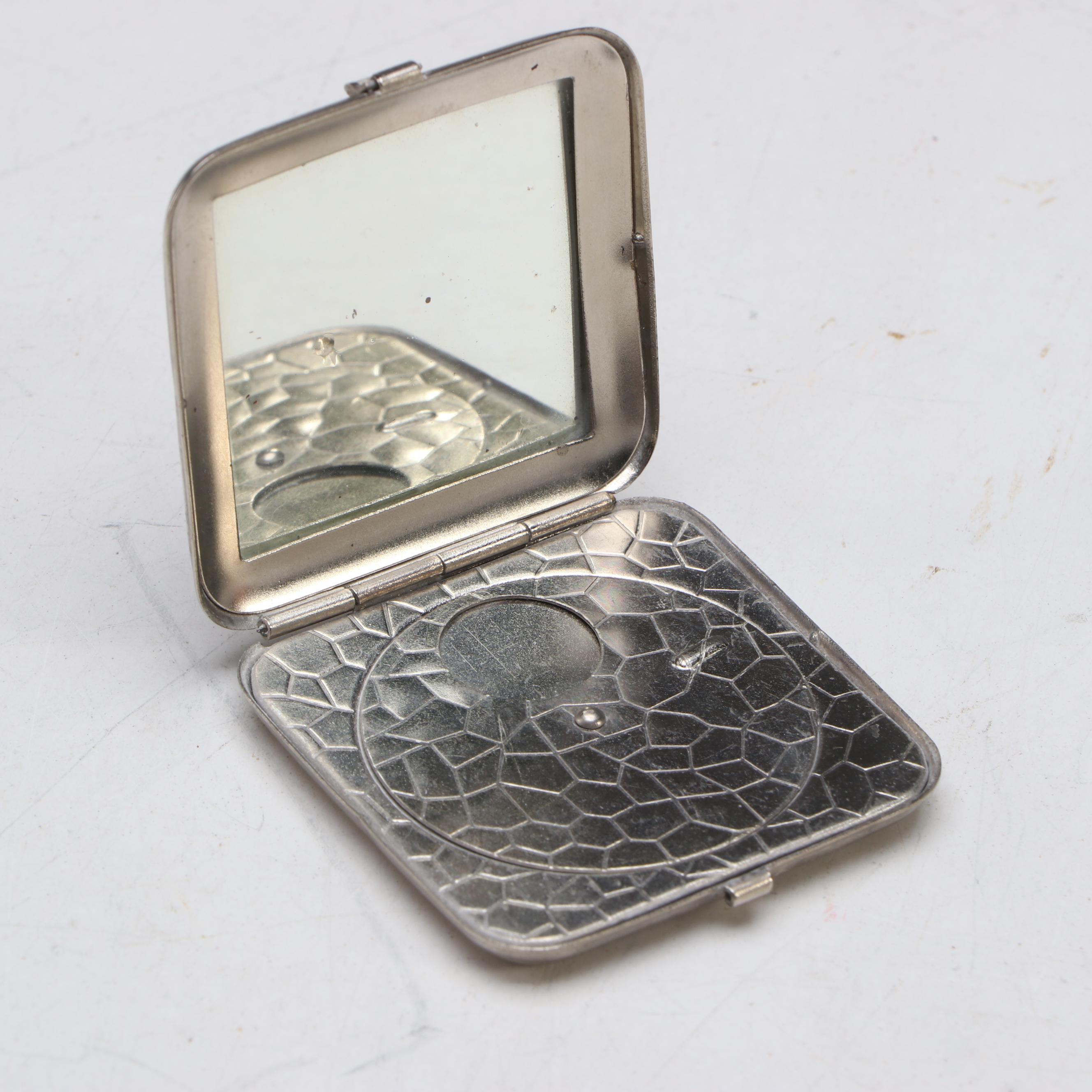 Stratton Metal and Enamel Powder Compacts with Other Stand and Compact