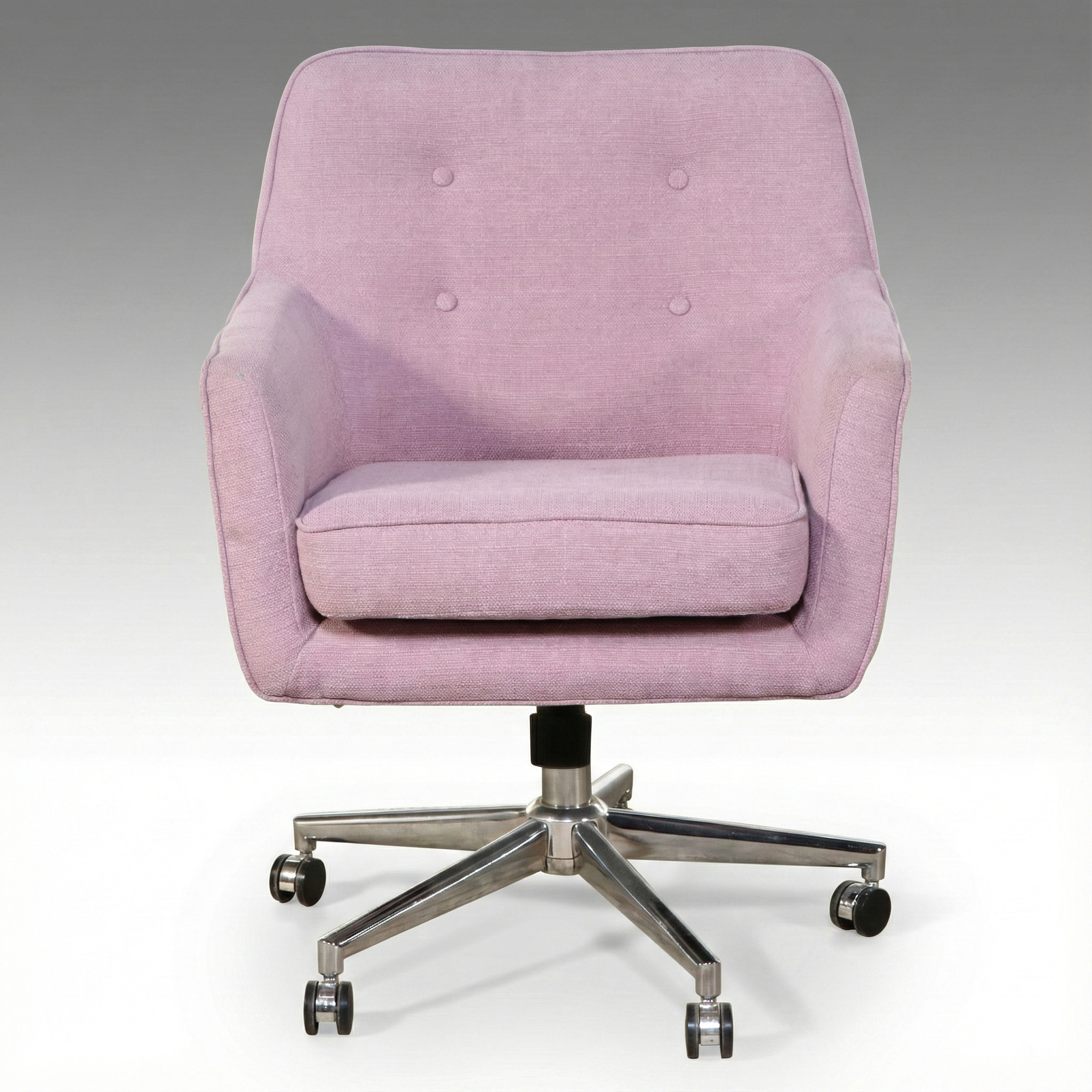 Modern Purple Linen Upholstered Office Chair