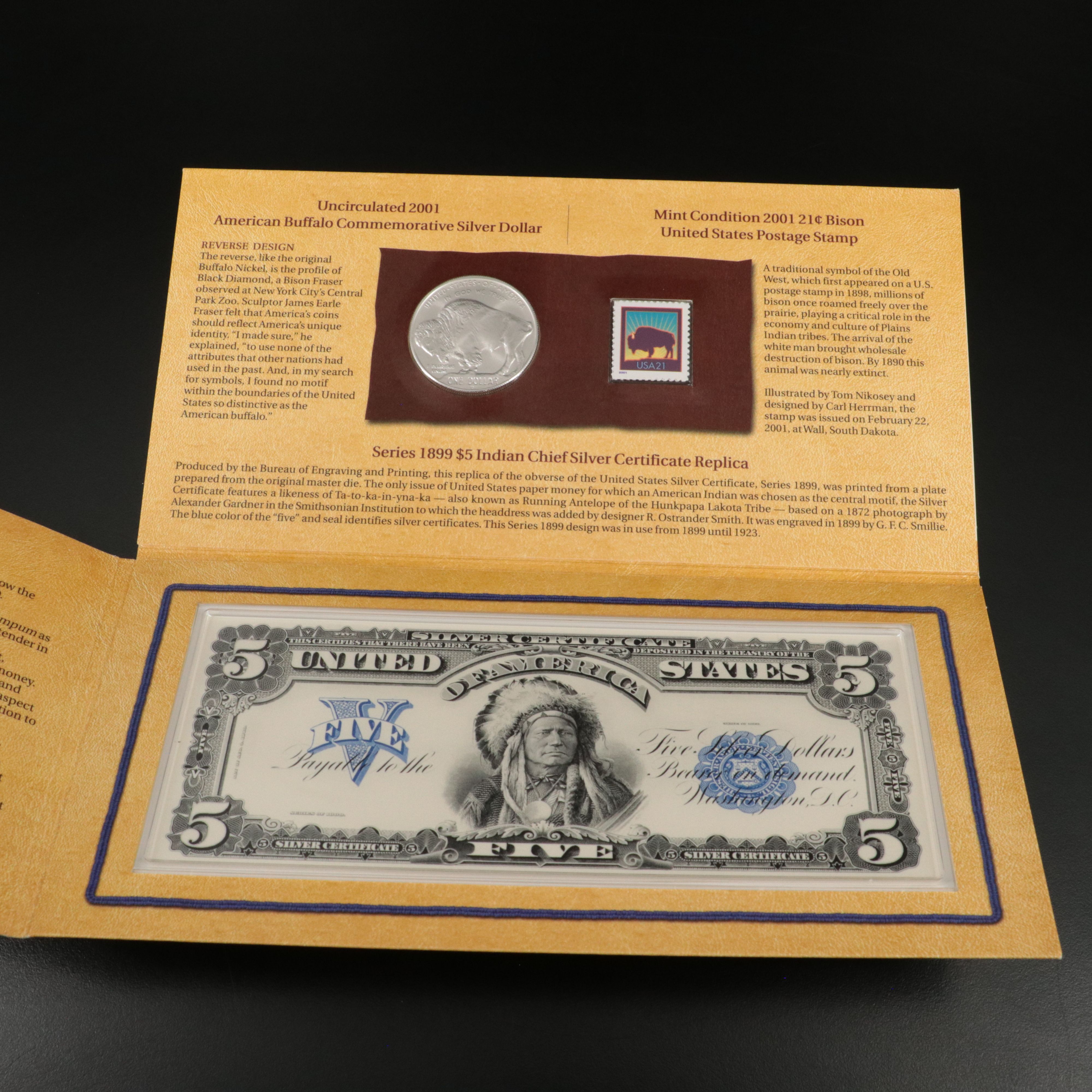 U.S. Mint "The American Buffalo Coin and Currency Set"