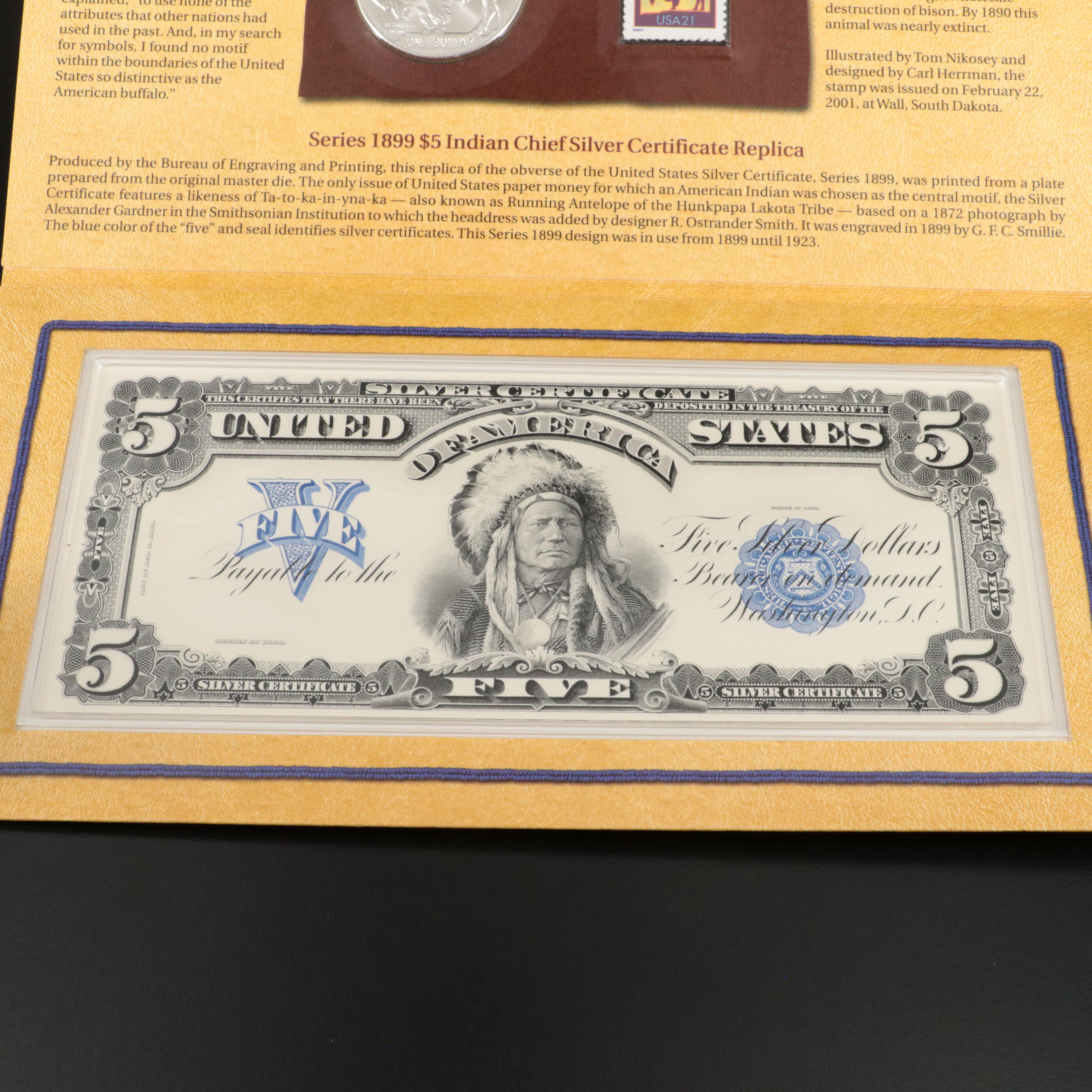 U.S. Mint "The American Buffalo Coin and Currency Set"