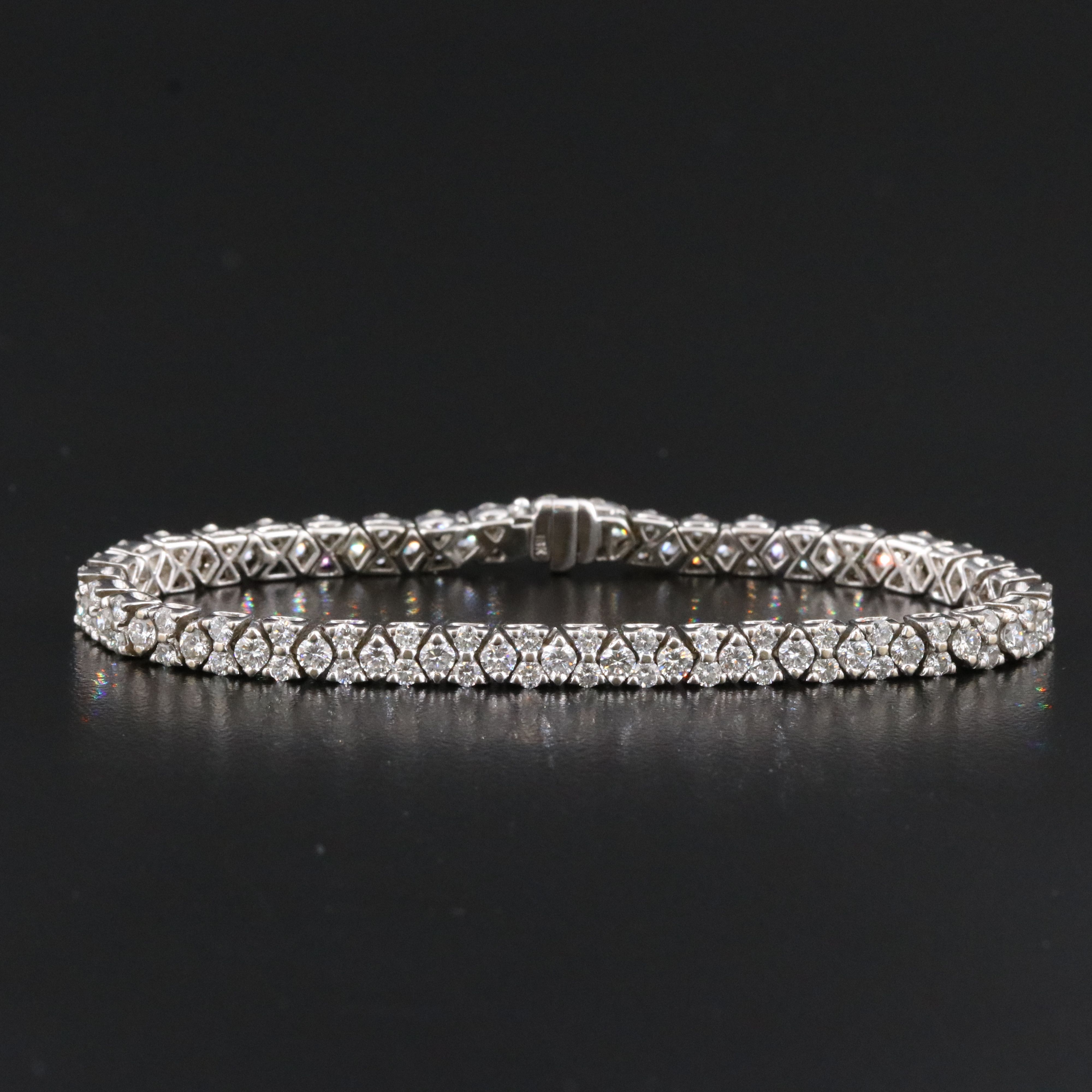 18K 5.30 CTW Diamond Bracelet