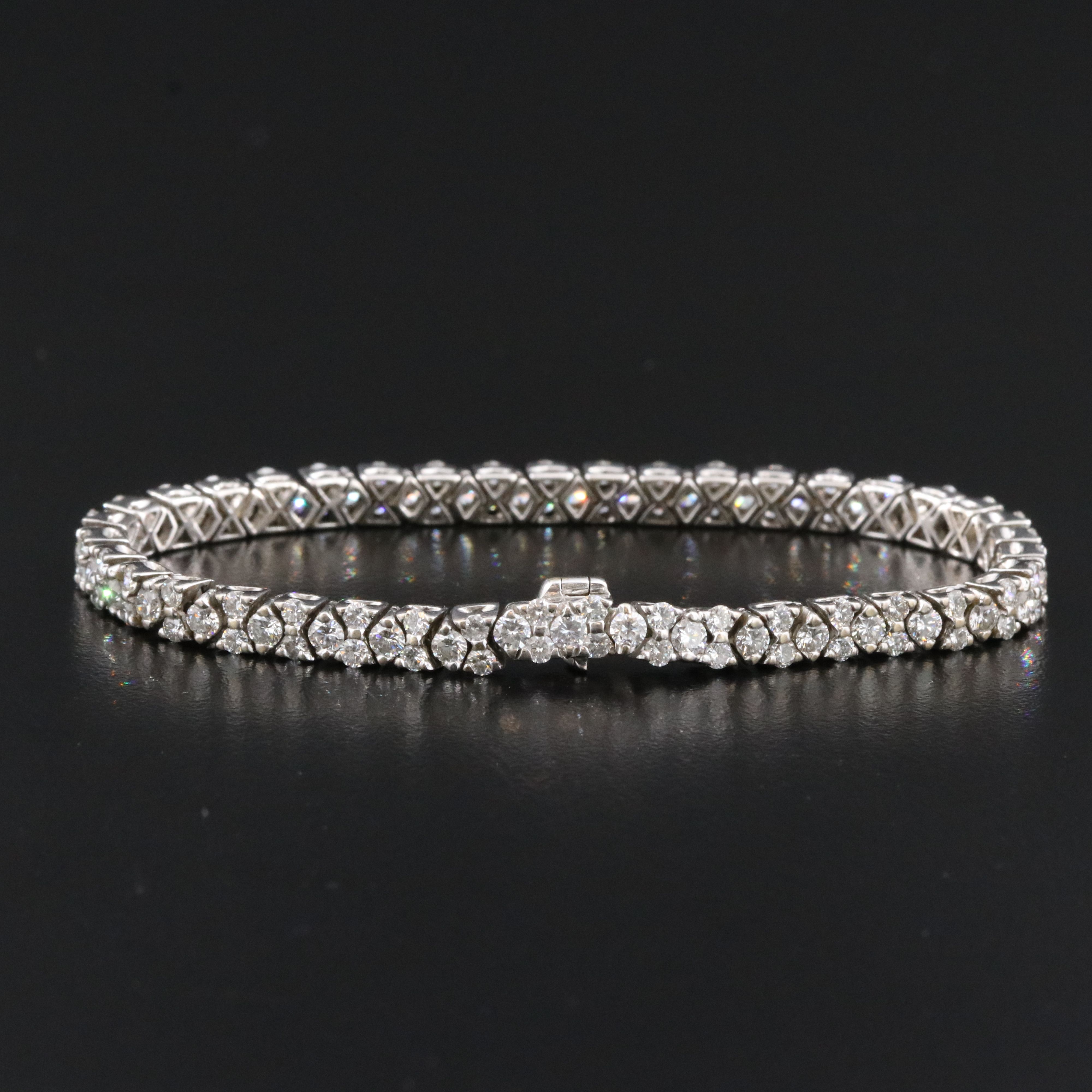 18K 5.30 CTW Diamond Bracelet