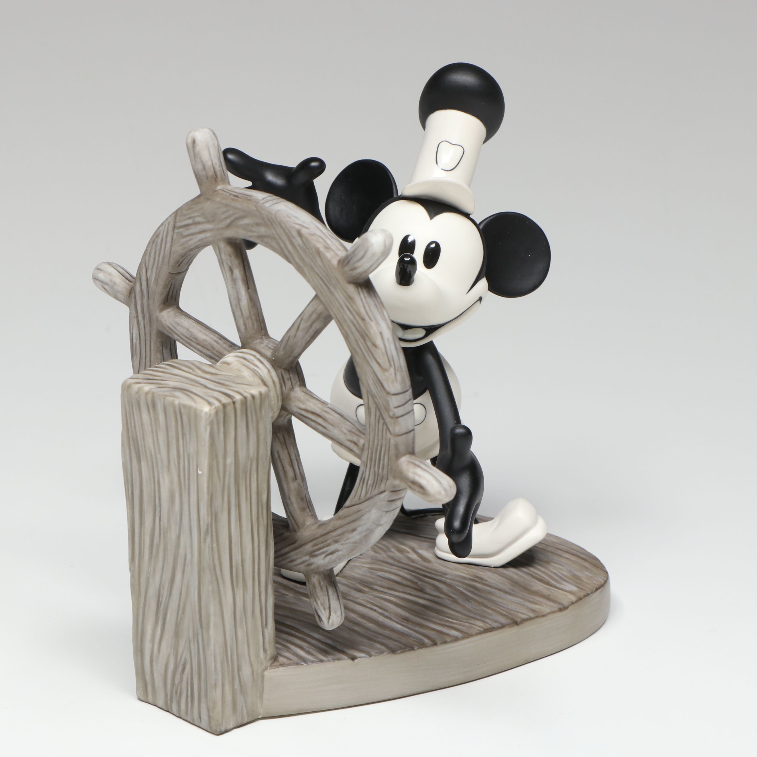 Disney Collectors Society "Steamboat Willie" and "The Wise Little Hen" Figures