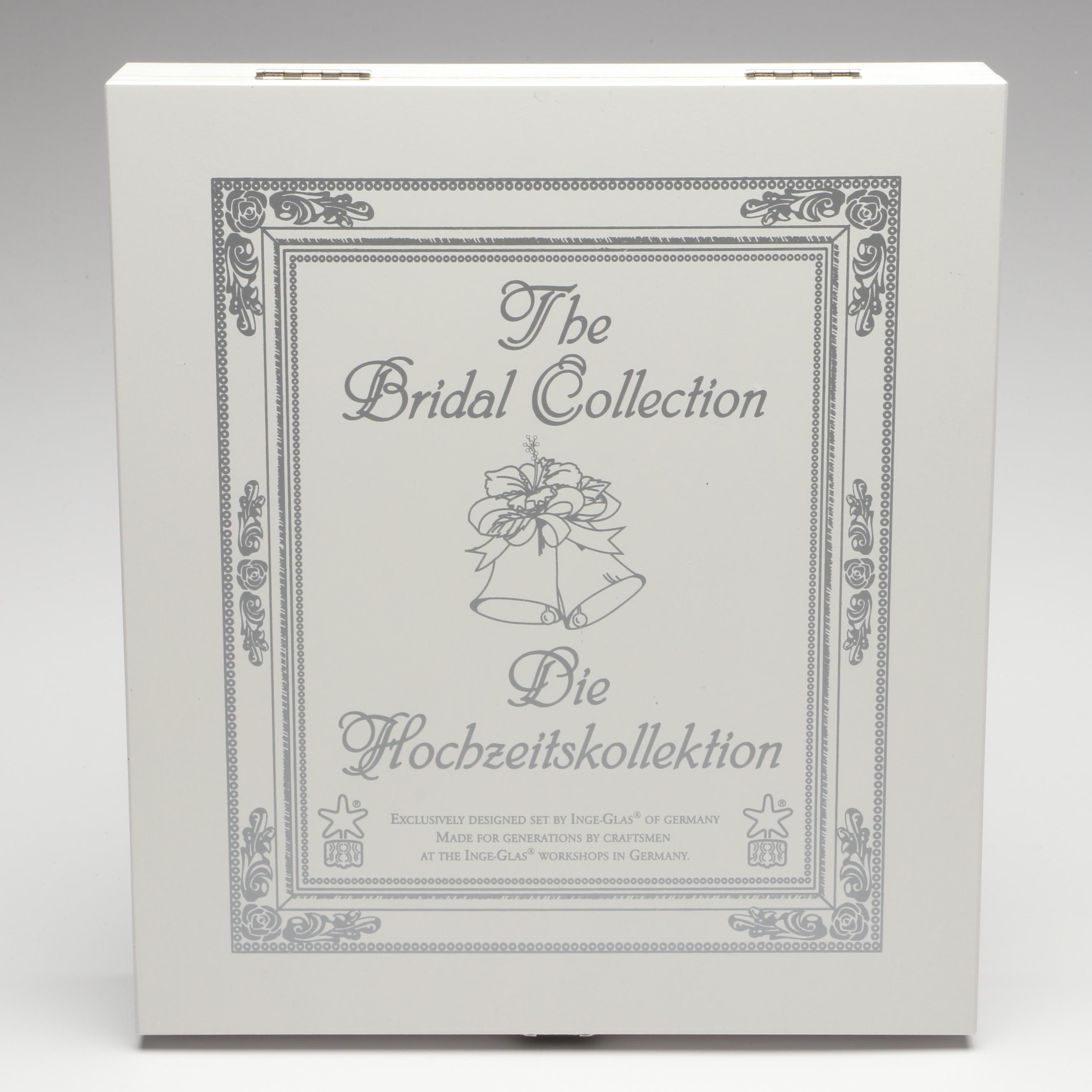 Inge-Glas "The Bridal Collection" Glass Christmas Ornament Set