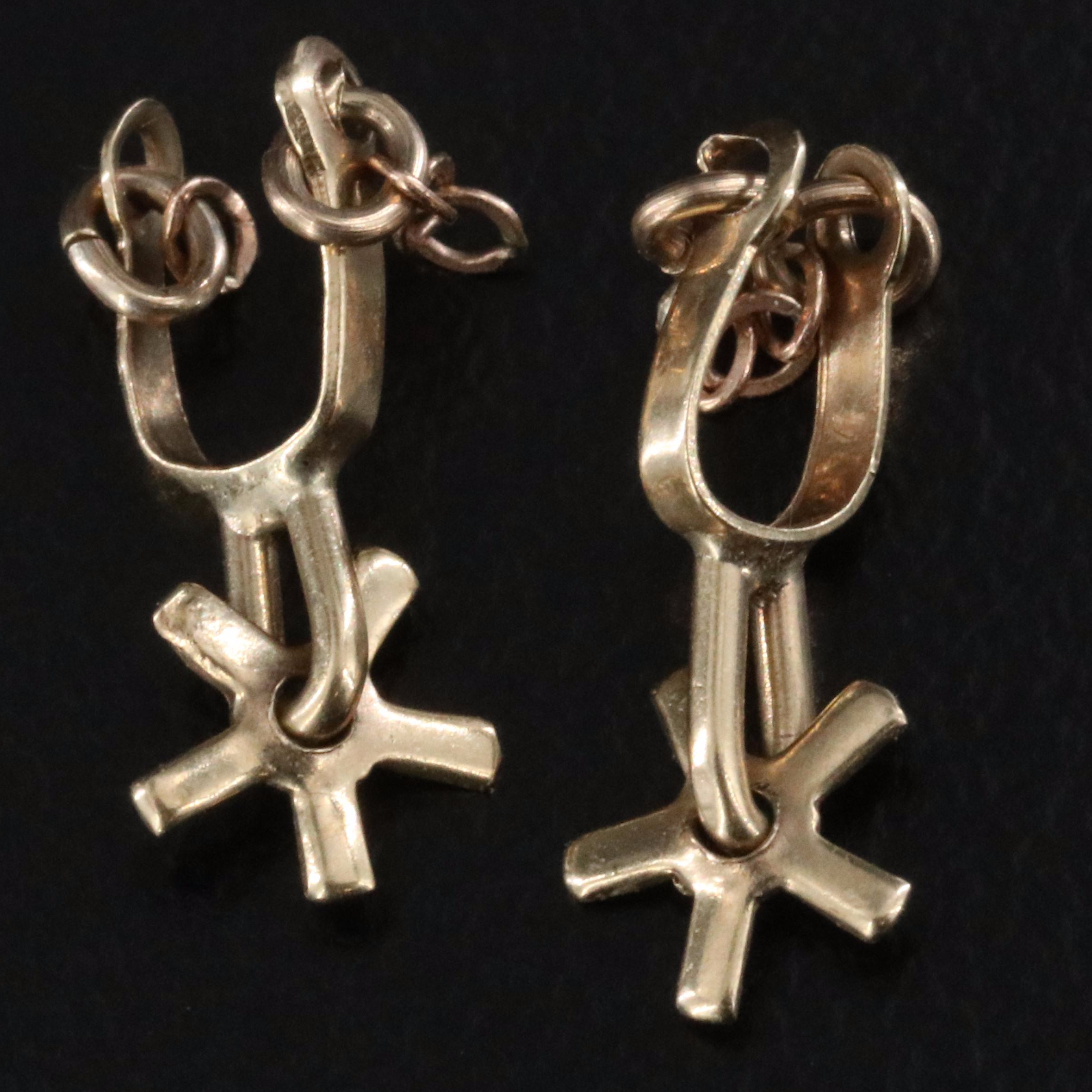10K Articulated Riding Spur Charms